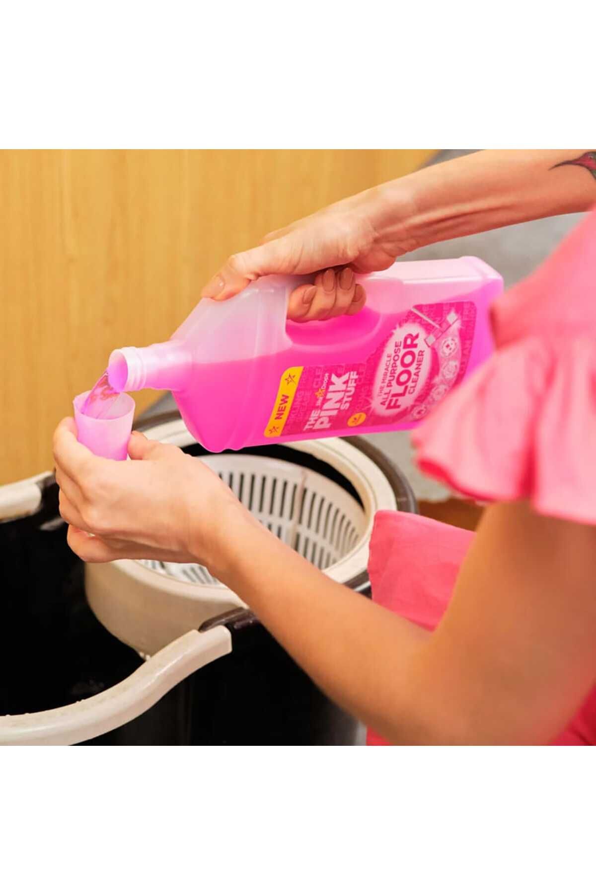 THE PINK STUFF-Pink Stuff Miracle All Purpose Floor Cleaner is a comprehensive cleaning solution for your home, leaving floors and surfaces spotless. 4