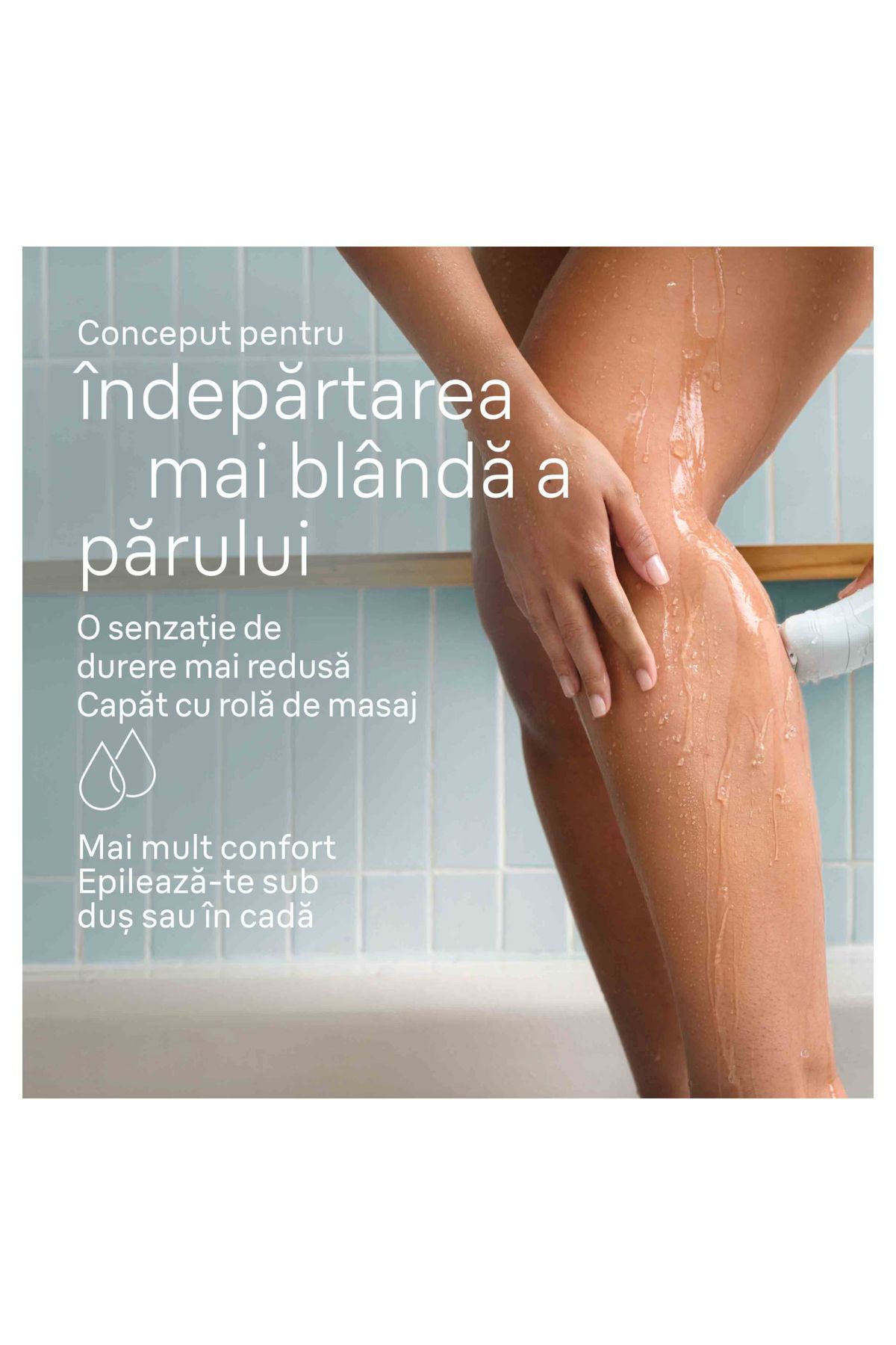 Braun-Epilator Silk-épil 5 5-000 Wet & Dry, MicroGrip, lumină inteligentă, 28 de pensete, 2 viteze, alb 6