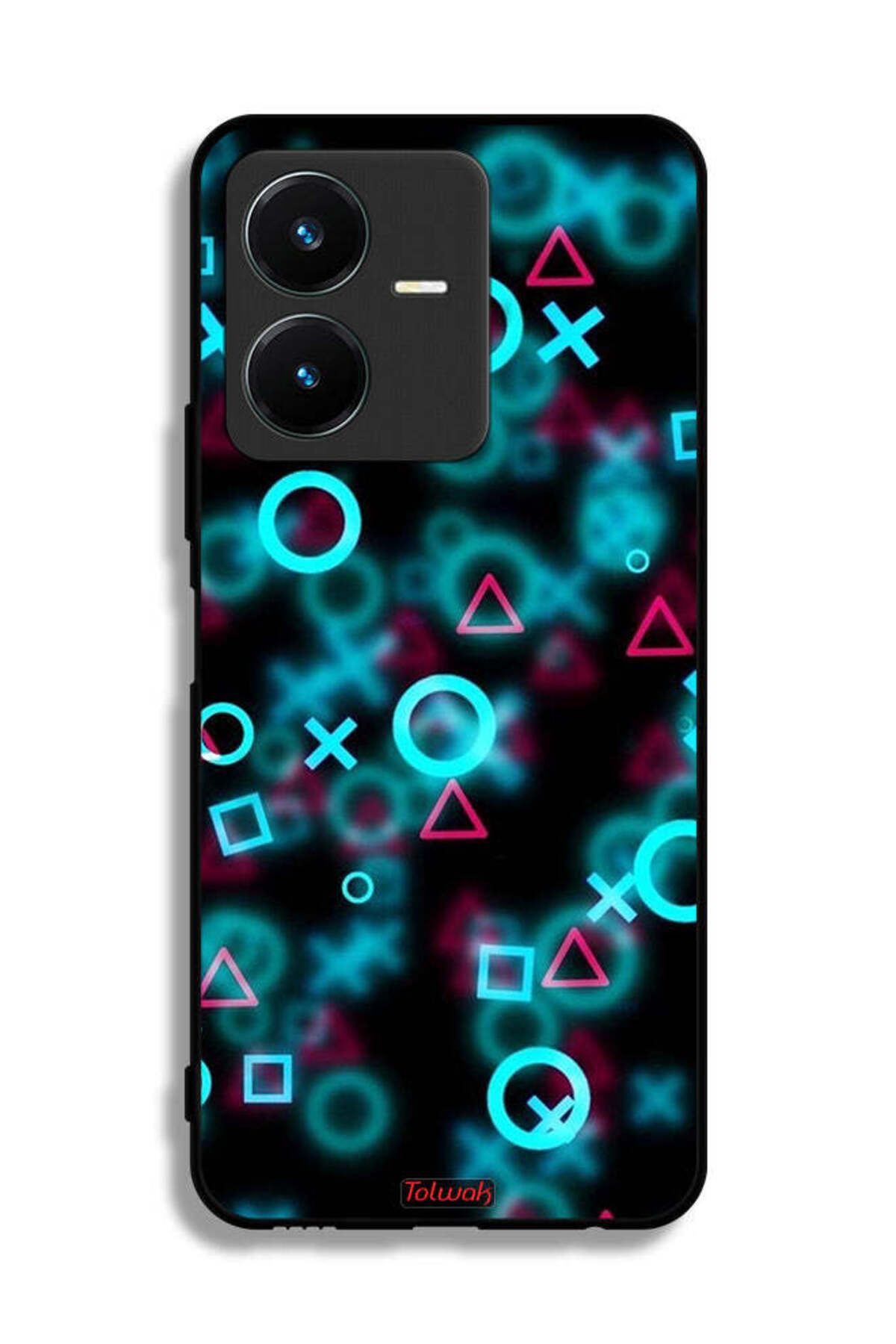 Tolwak-Vivo Y22 Protective Case Cover Squid Game Icons Small 1