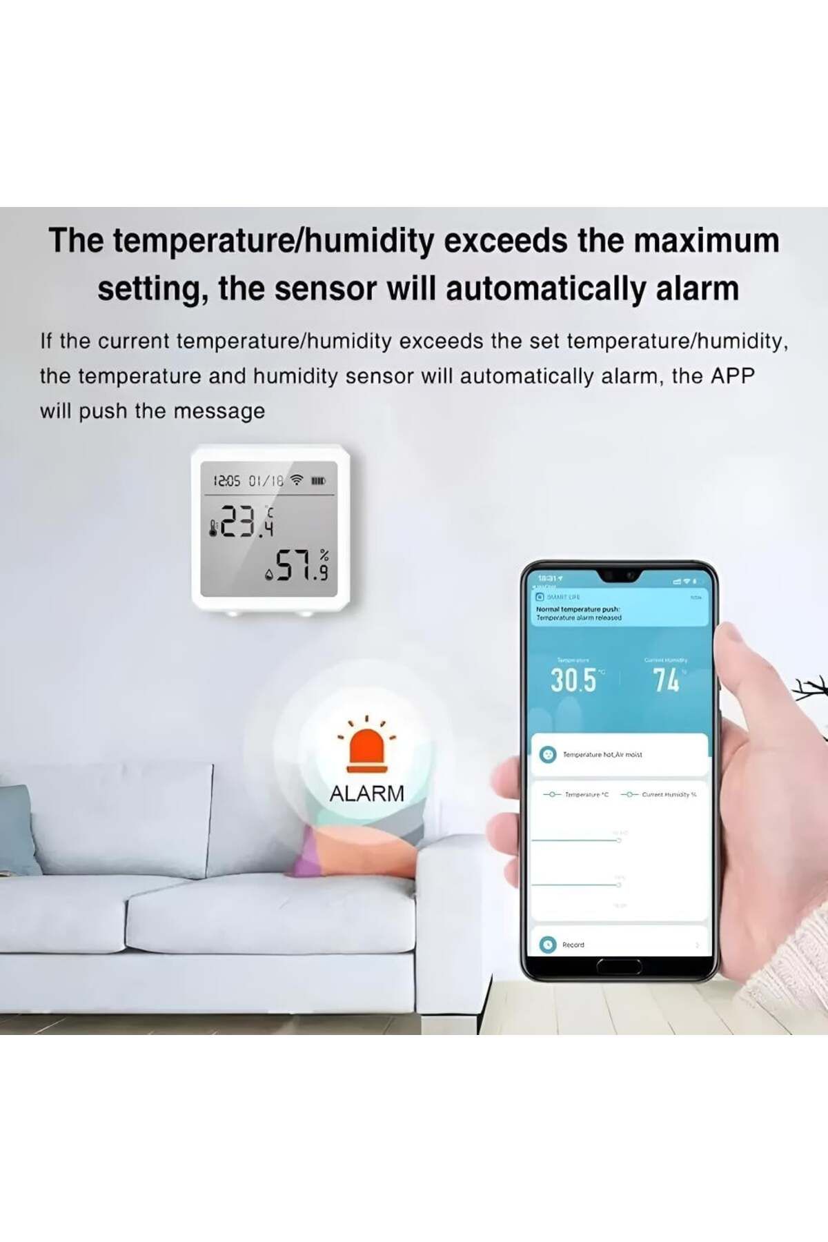 Generic-Smart temperature and humidity sensor 2