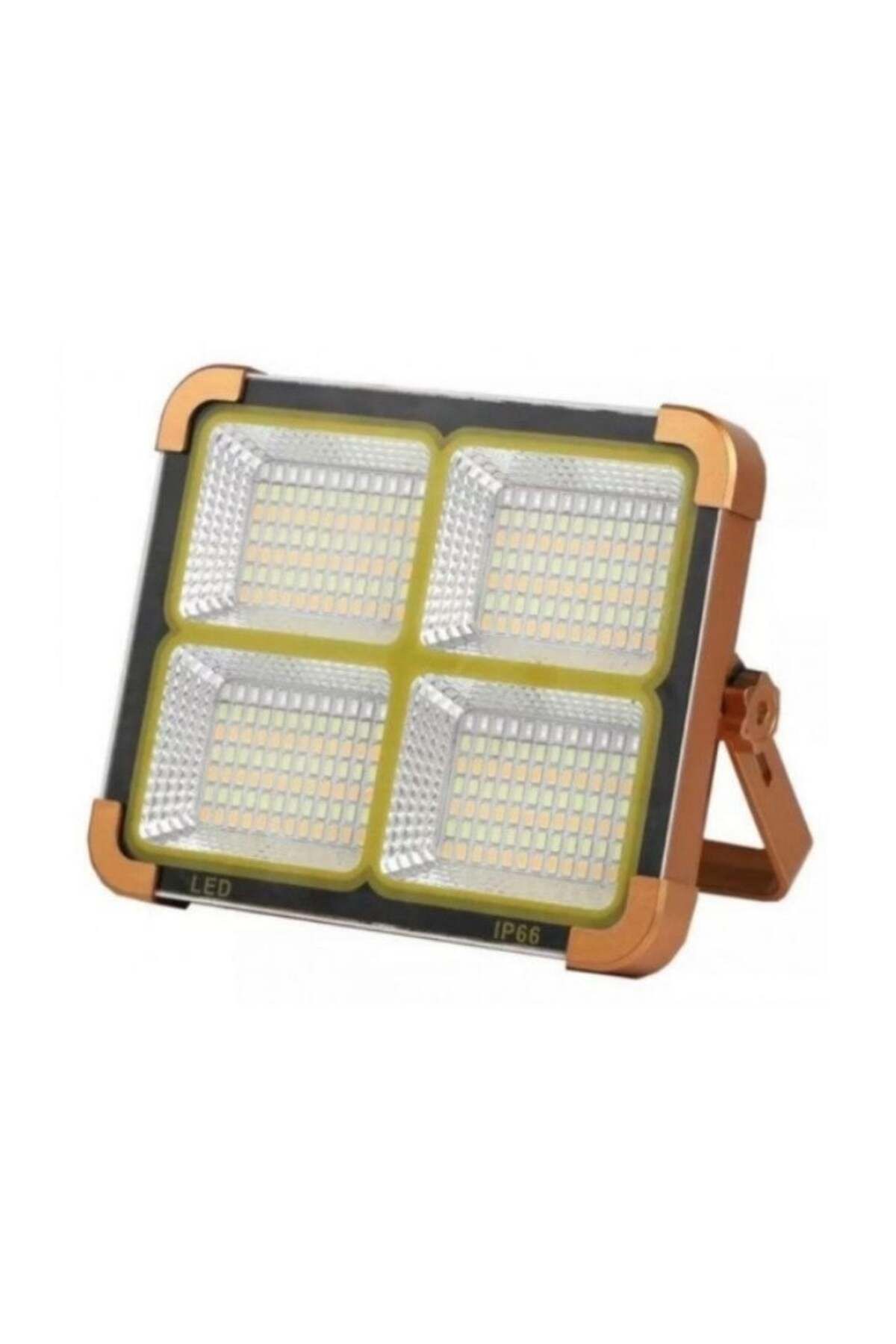 divendi-ro-Led Floodlight 500W D8 with Solar Panel 3 Light Modes, Stroboscope Function and Teleon Charging 4