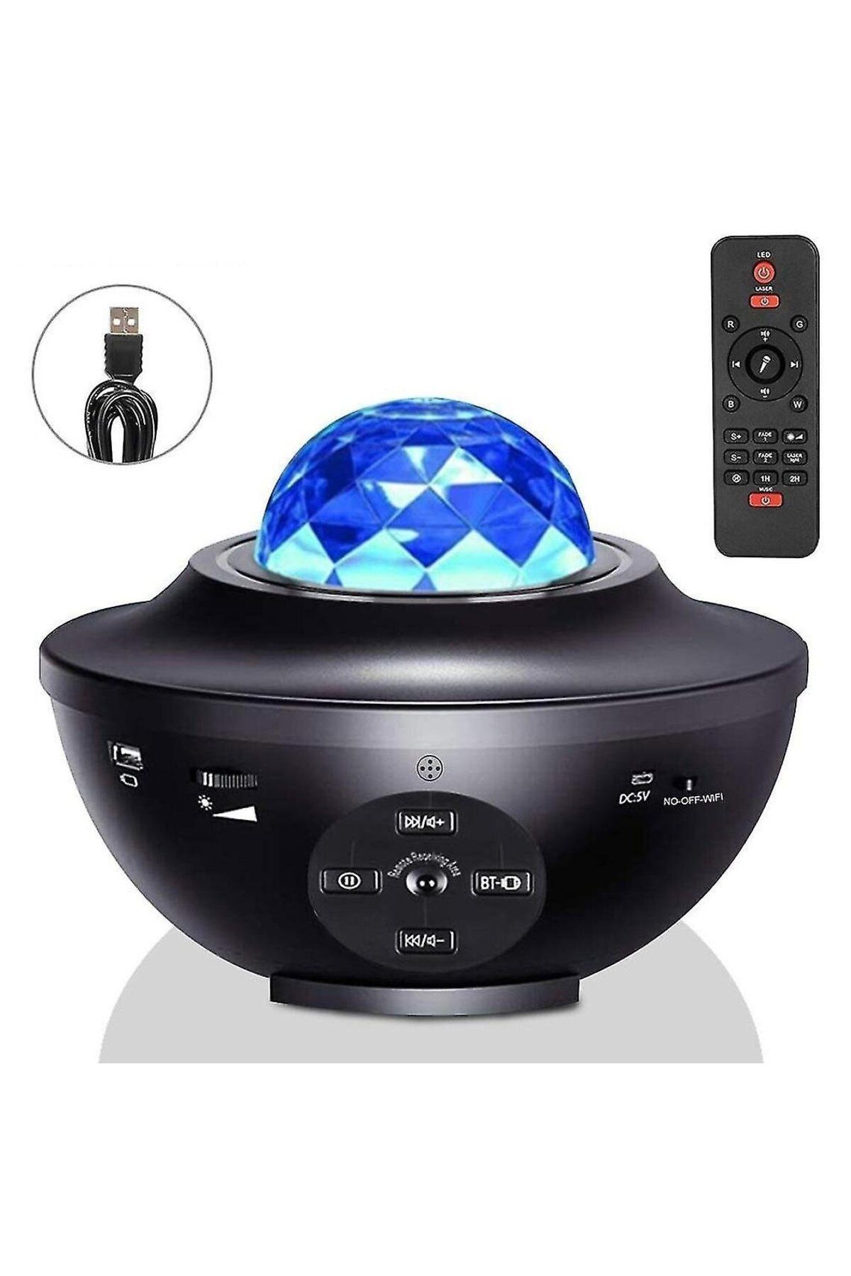 divendi-ro-Lamp - Intelligent projector with rotating night light, built-in Bluetooth speaker remote control 4