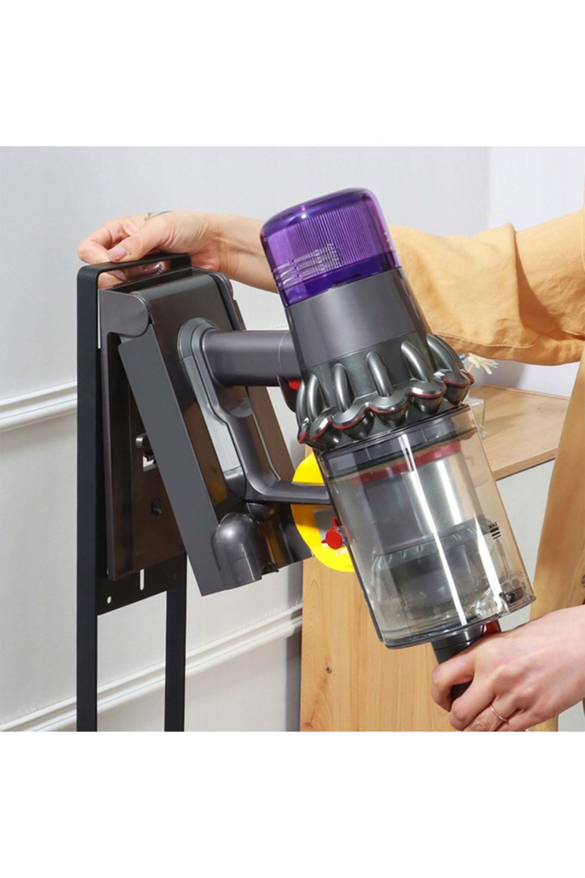 NewEvo-Suport premium pentru aspirator Dyson, V15 V12 V11 V10 V8 V7 V6 GEN5, montare fără găuri în pereți 4