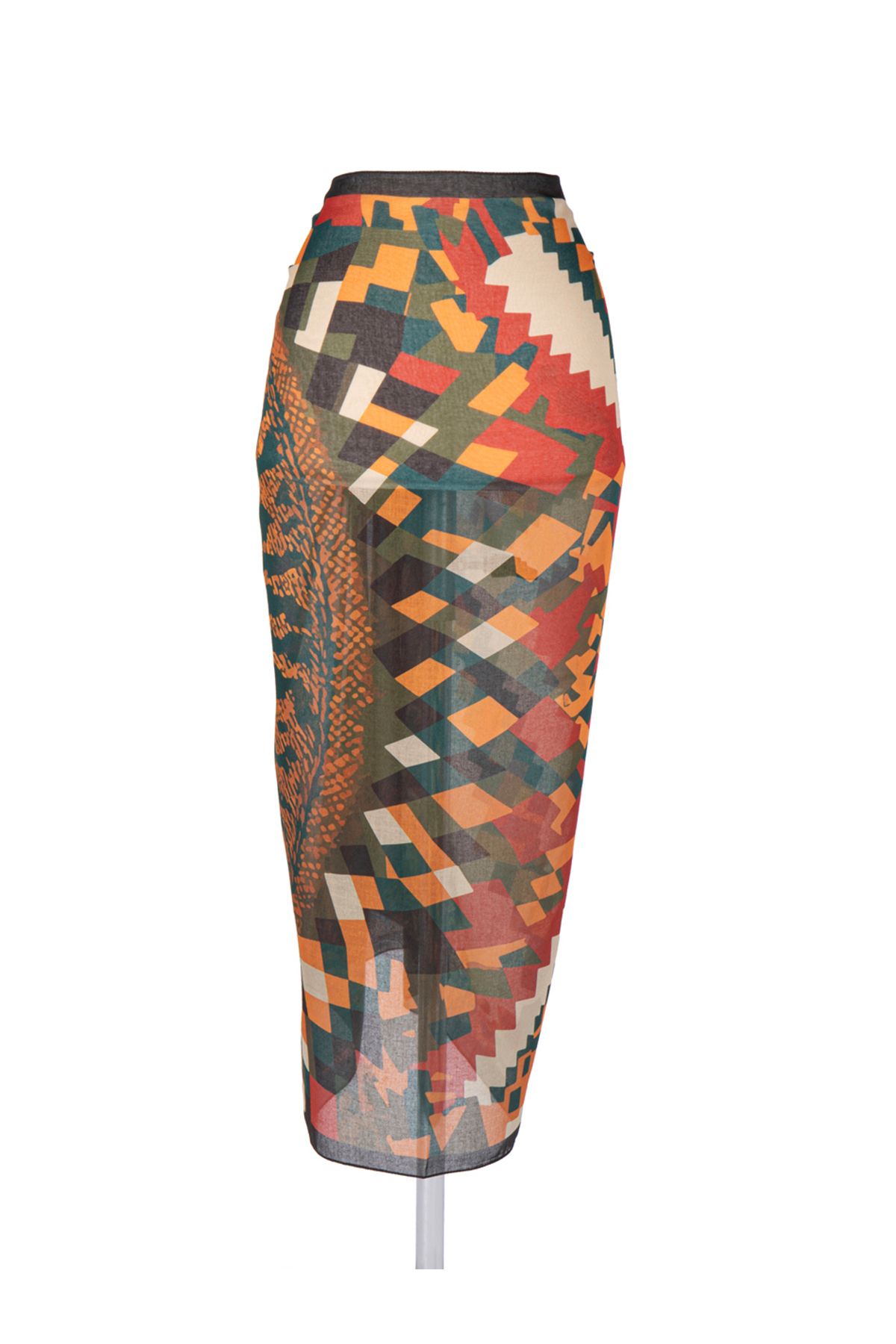 AQUABERRY-Mono Del Patterned Pareo - Shiny Fabric That Does Not Show Inside - 100X140 cm 3