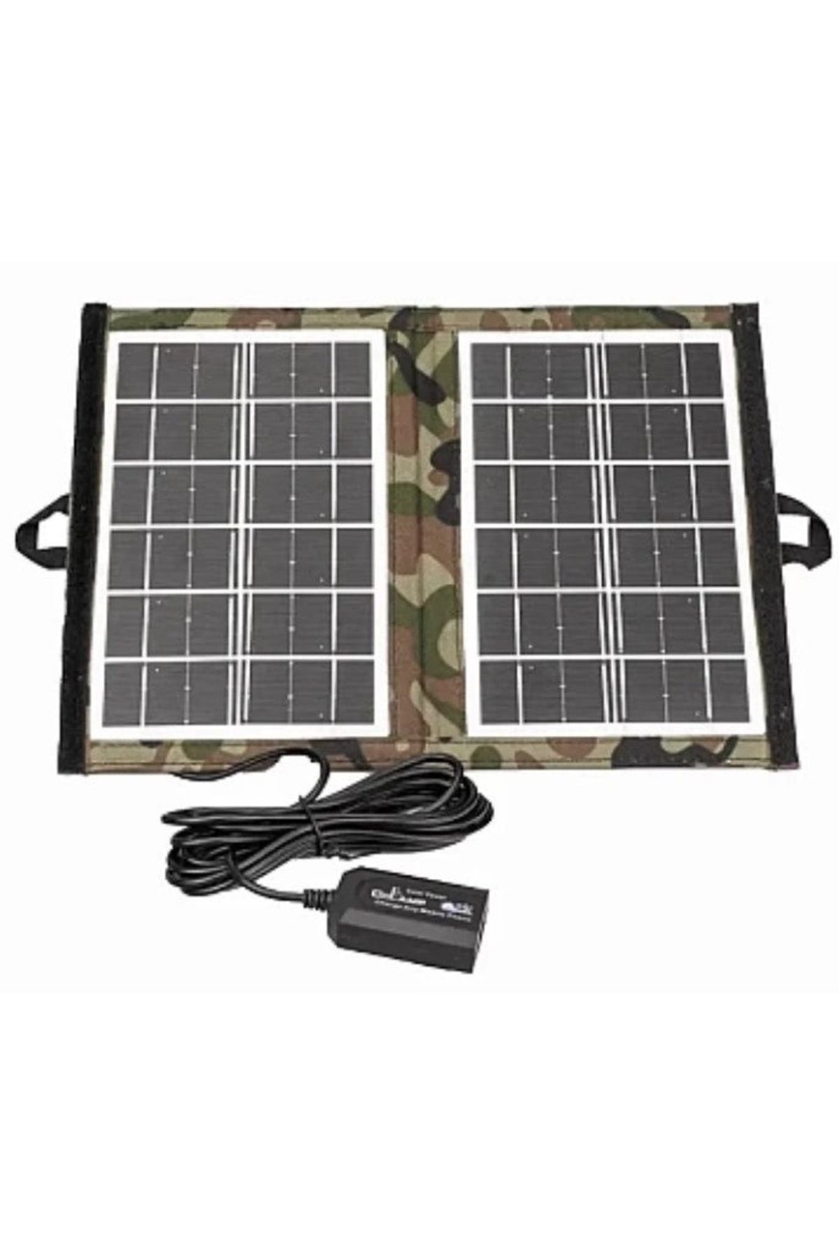 divendi-ro Panou Solar Fotovoltaic Portabil, Tip Lampă Cc, Husă, 7w, Usb - One Size