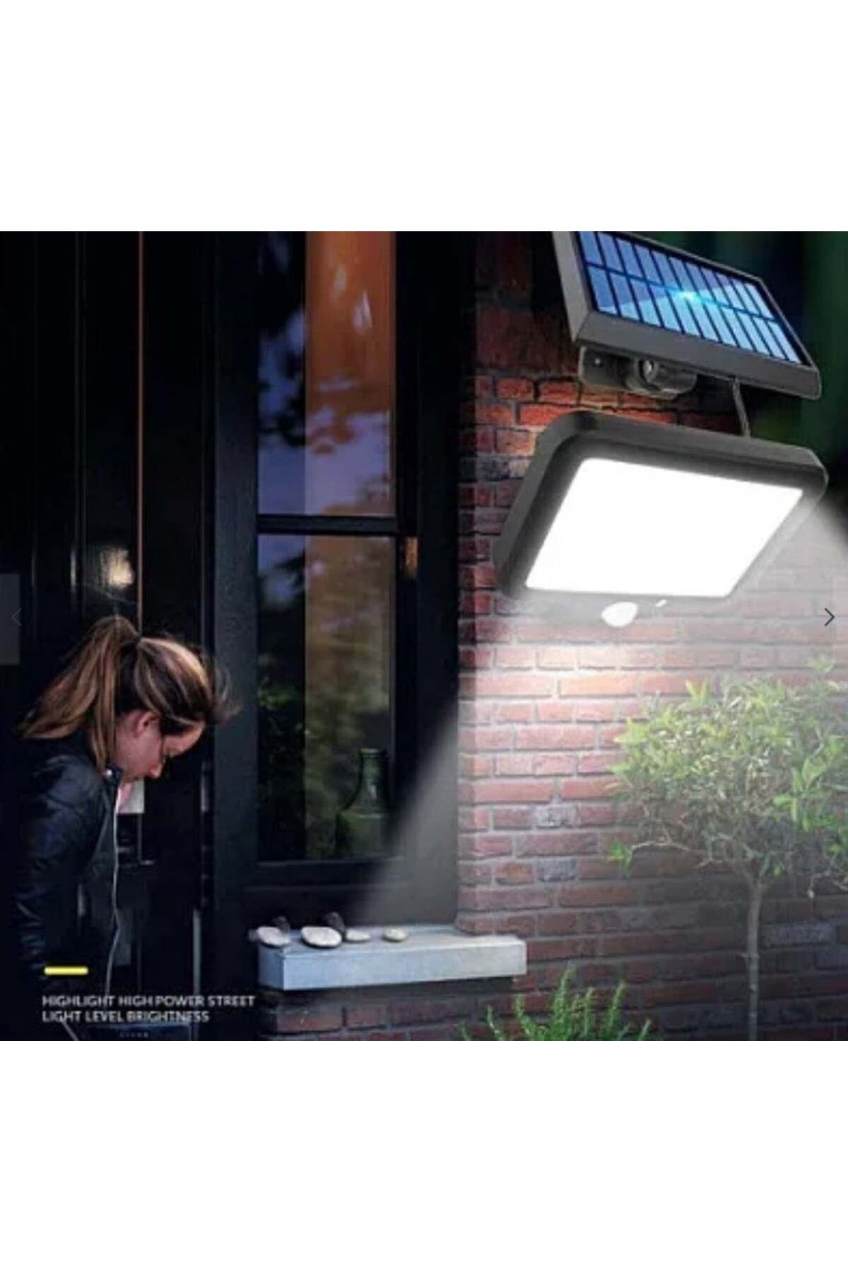 divendi-ro-Solar spotlight 128 LED 6 COB with sensor and remote control 6