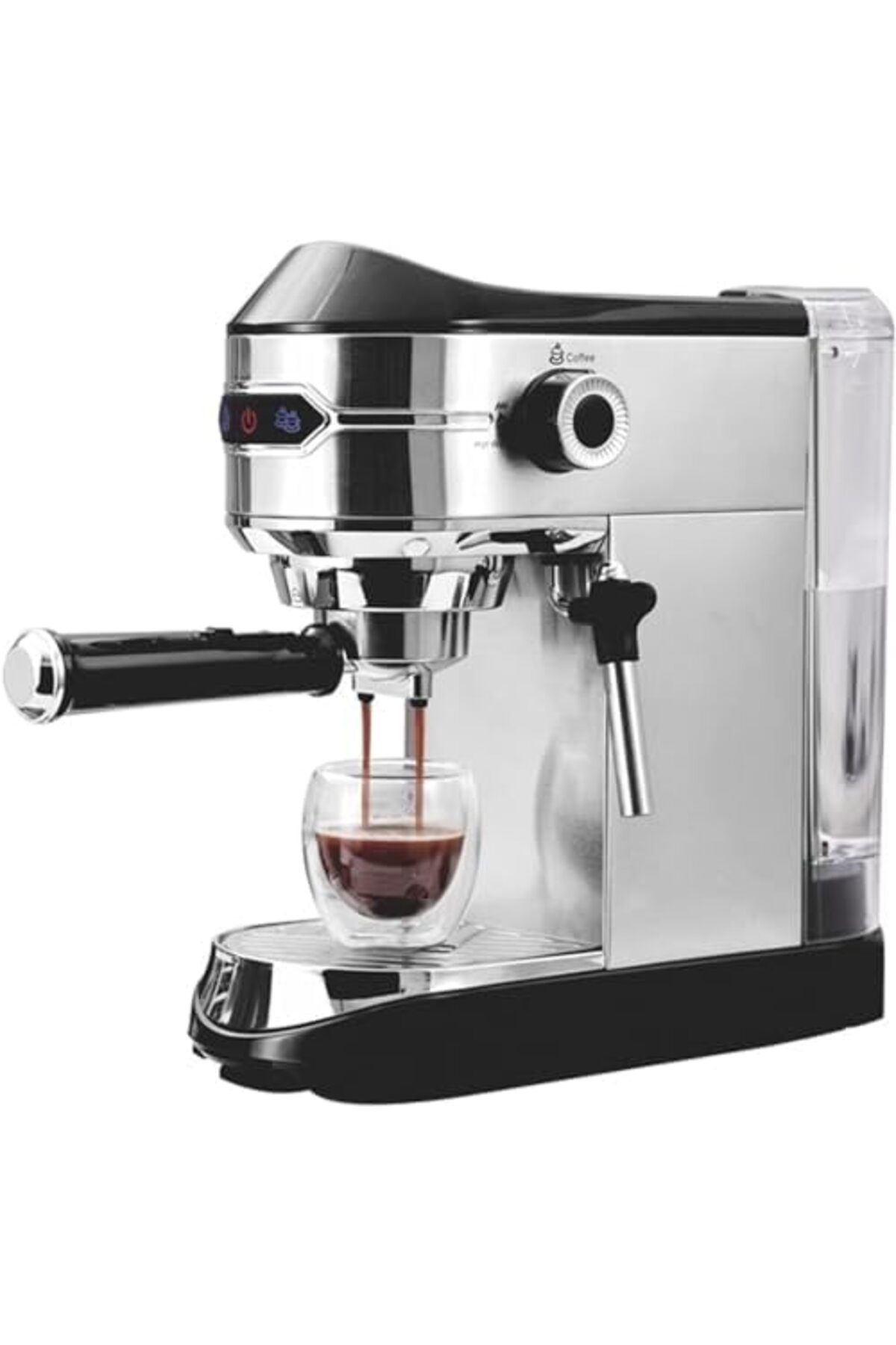 Generic-DSP KA3065 Espresso Coffee Maker with Thermal Fast Heating System & Milk Frother Steam 1