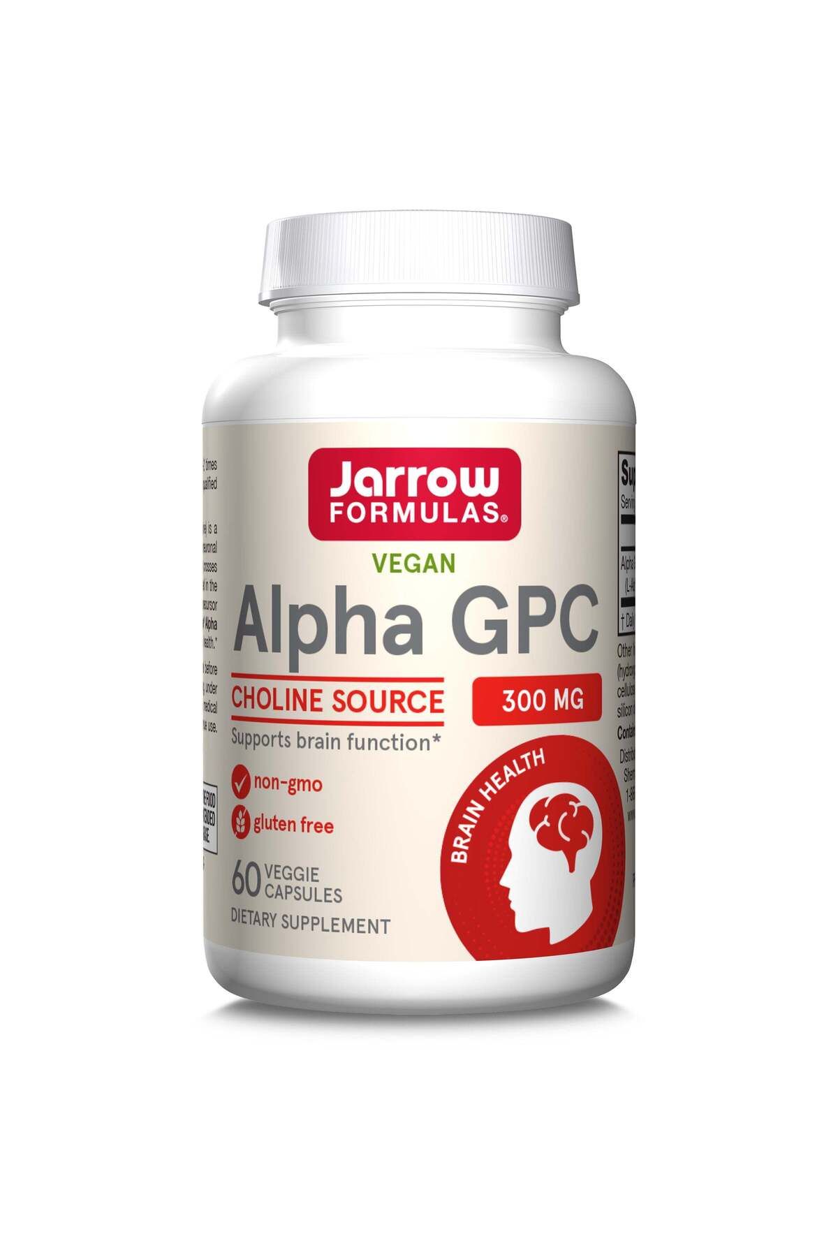 Jarrow Formulas-Secom Alpha GPC 300mg 60 capsule vegetale 1