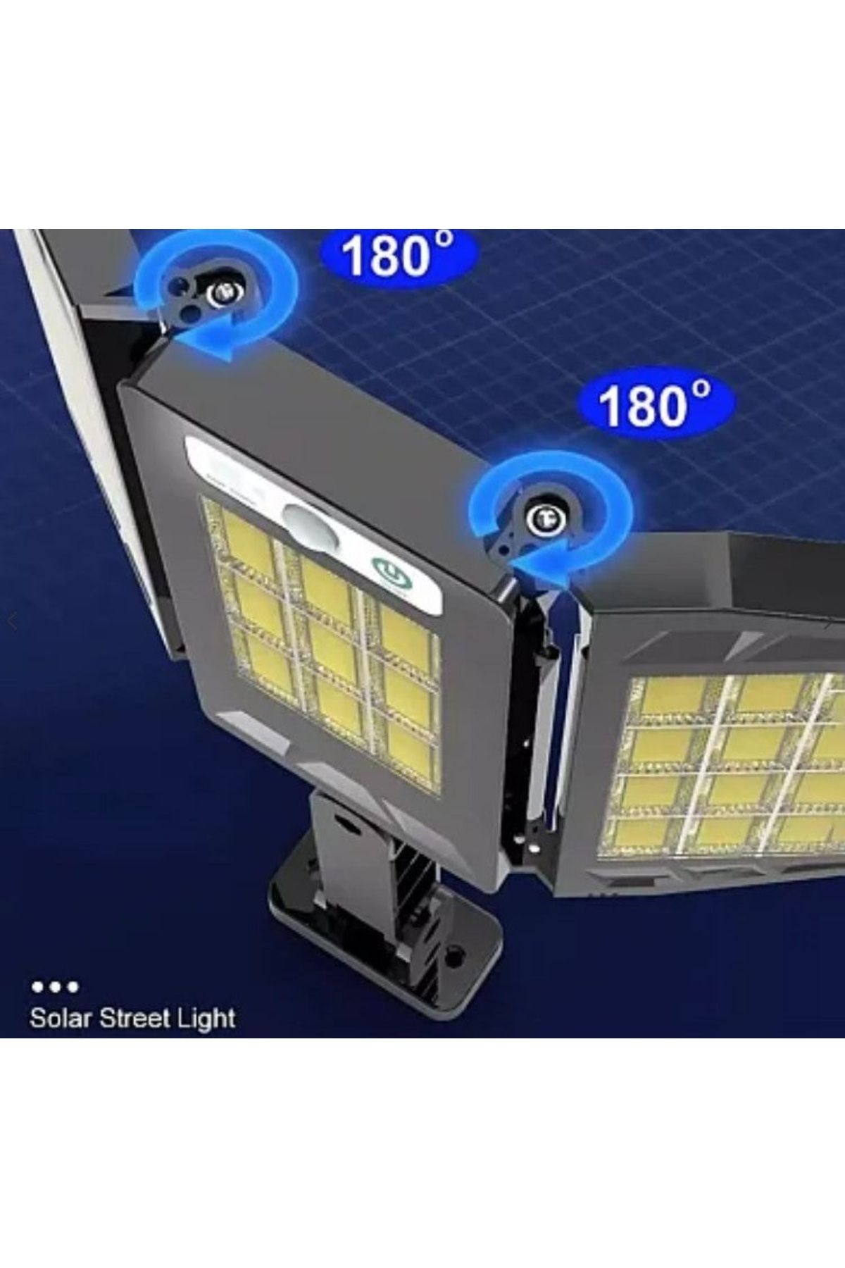 divendi-ro-Solar LED lamp with motion sensor 10000 Lm TRIPLA COB with remote control 5