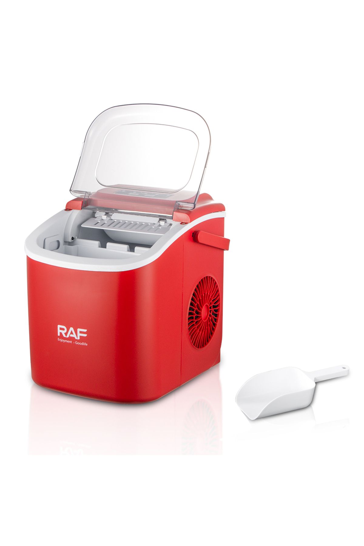 Generic-RAF Portable High Quality Adjustable-size Ice Cube Countertop Ice Maker Machine 4