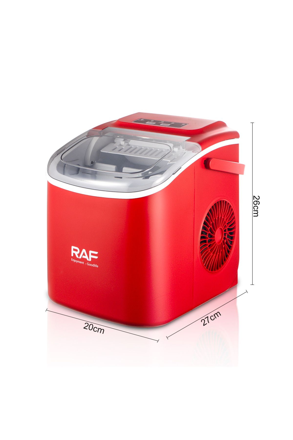 Generic-RAF Portable High Quality Adjustable-size Ice Cube Countertop Ice Maker Machine 6