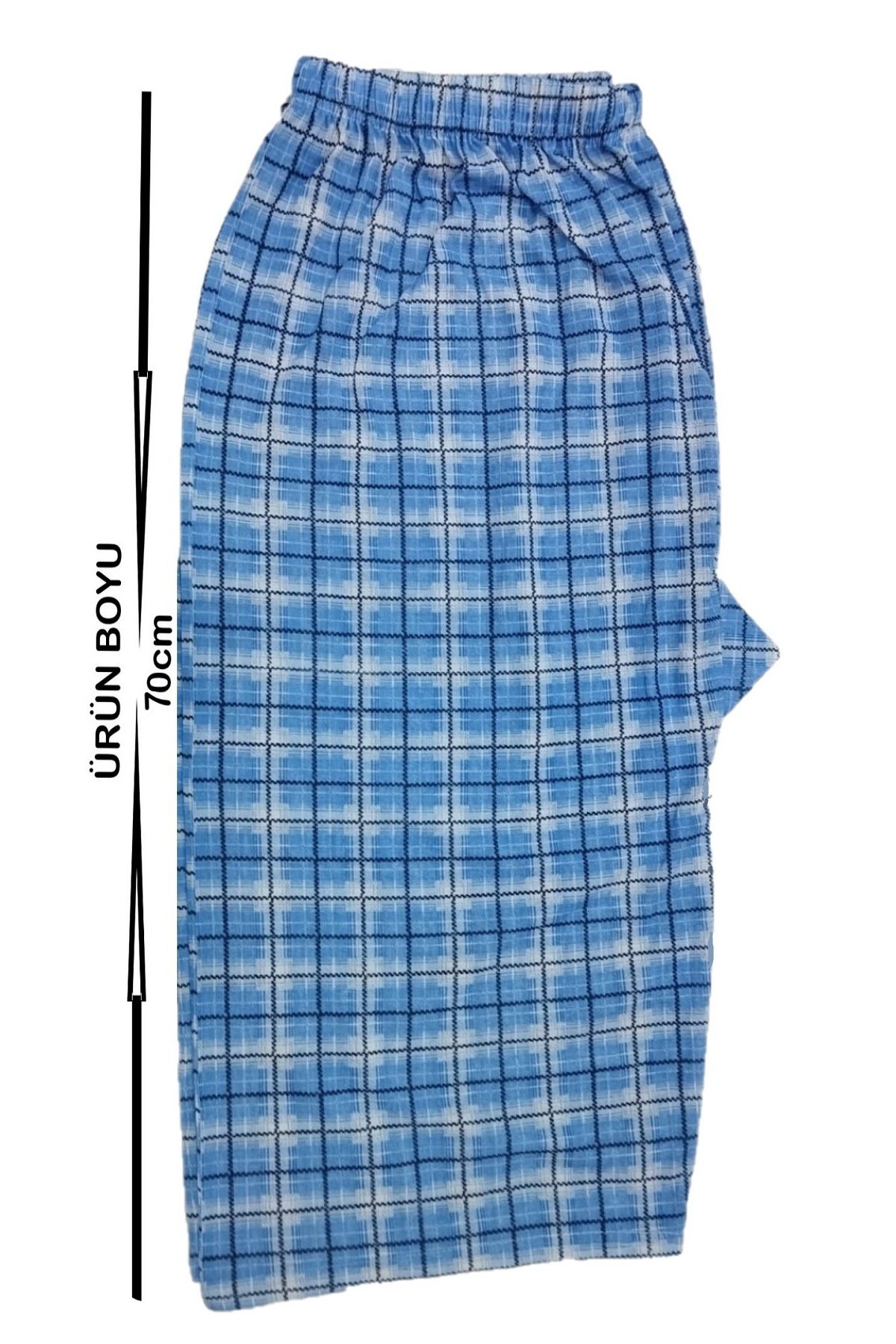 A&K ZÜMRA-Mother Model Combed Cotton Below Knee Capri Large Size Netted 3