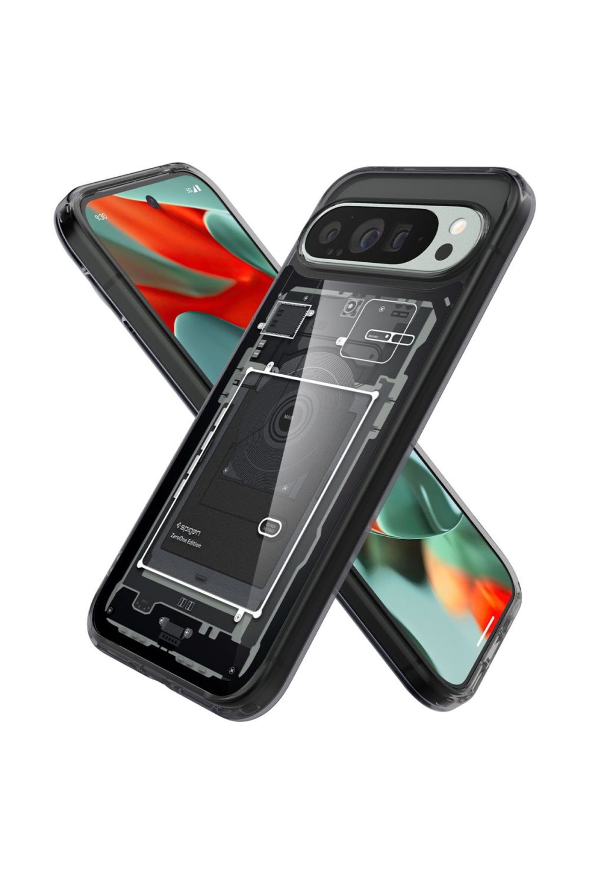Spigen-Case for Google Pixel 9 Pro XL - Spigen Ultra Hybrid Zero One - Matte Black 2