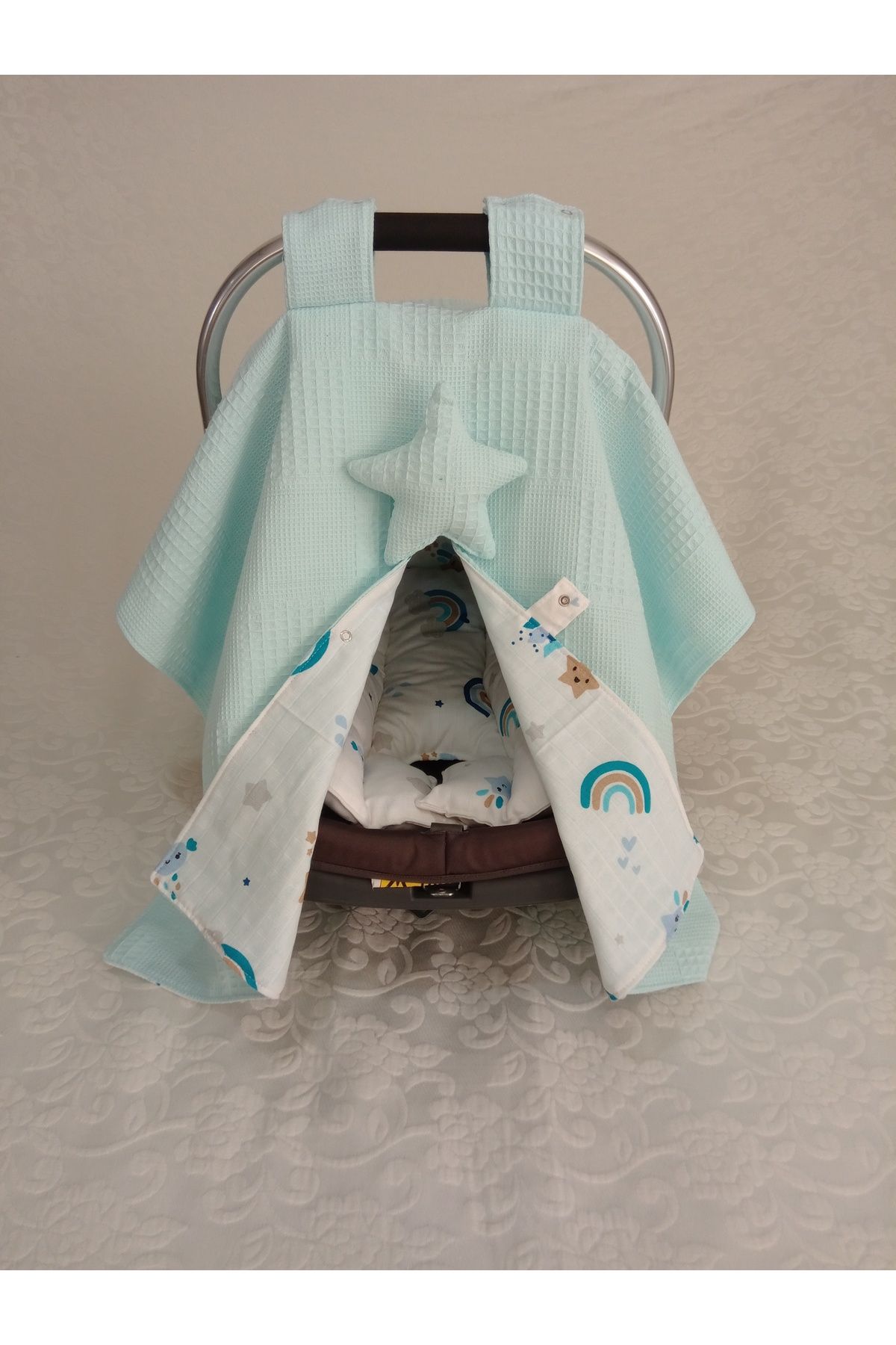 Wenaris-Double Sided Stroller Cover 1 Piece (Stroller Cushion and Stroller Sheet Are Not Included) 1