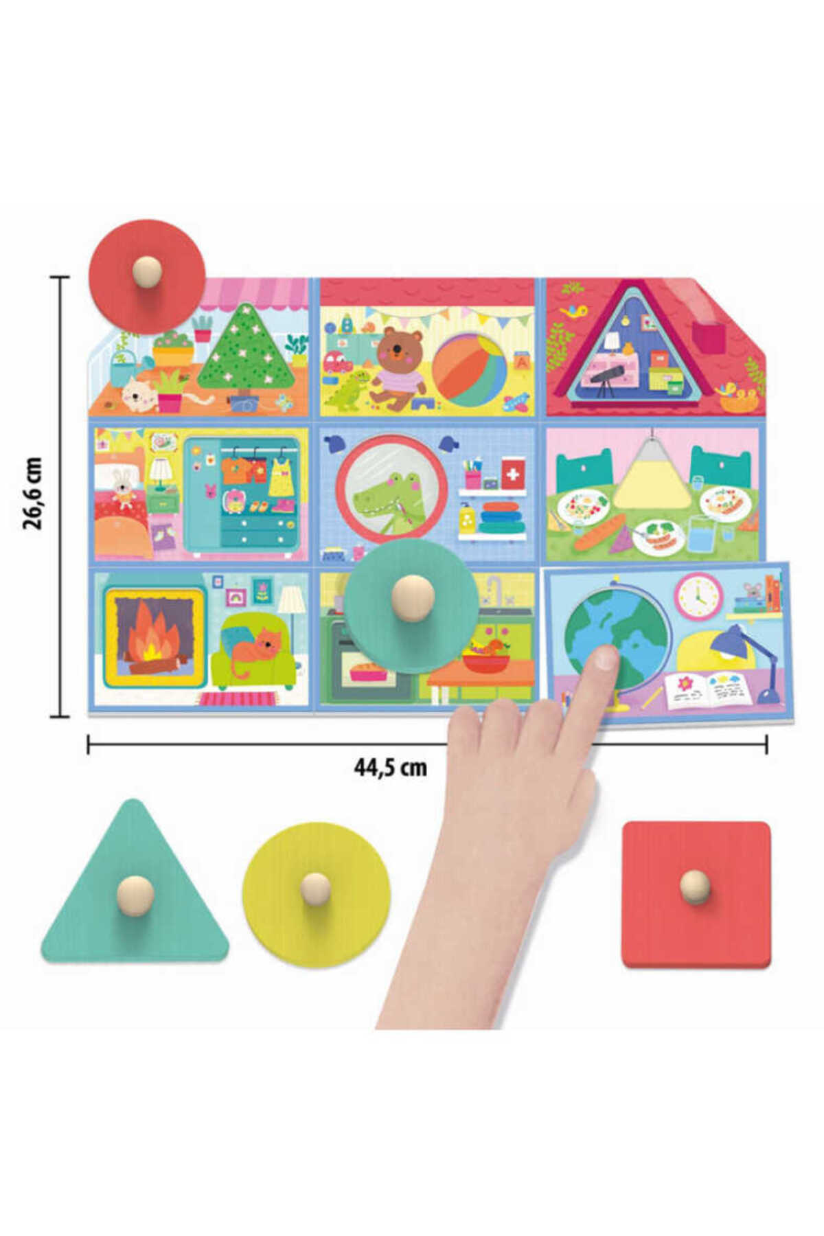 Headu Baby Shapes House Montessori fotoğrafı 3 (önizleme)