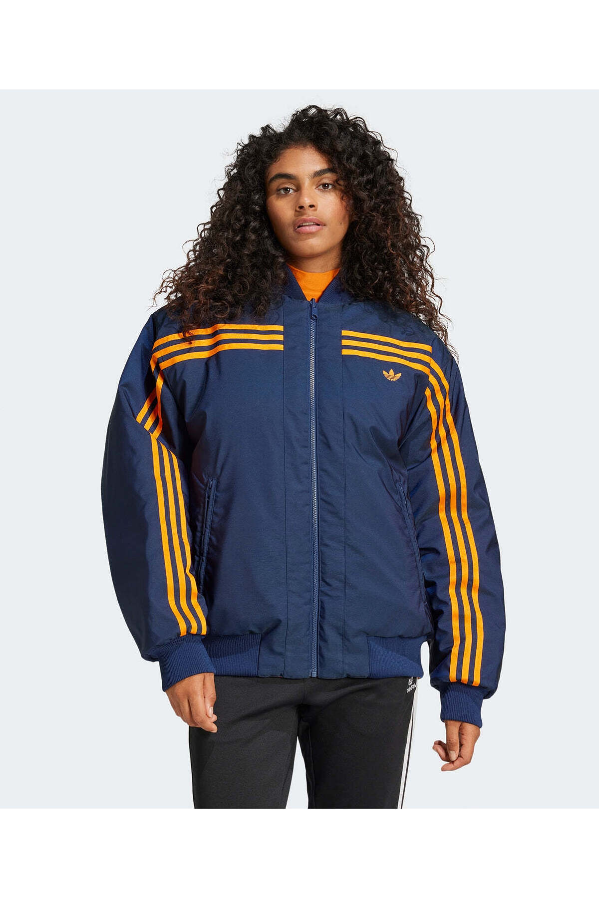 た*ま様 70's Flight jacket adidas 70s Reversible Oversized Bomber Jacket - Fiyatı, Yorumları