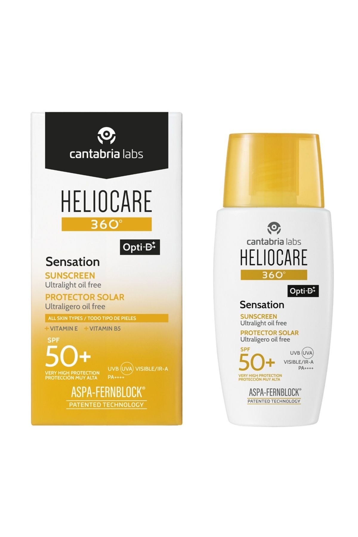 cantabria labs-Sunscreen cream with SPF 50+ Heliocare 360 Sensation Cantabria Labs, 50 ml 1