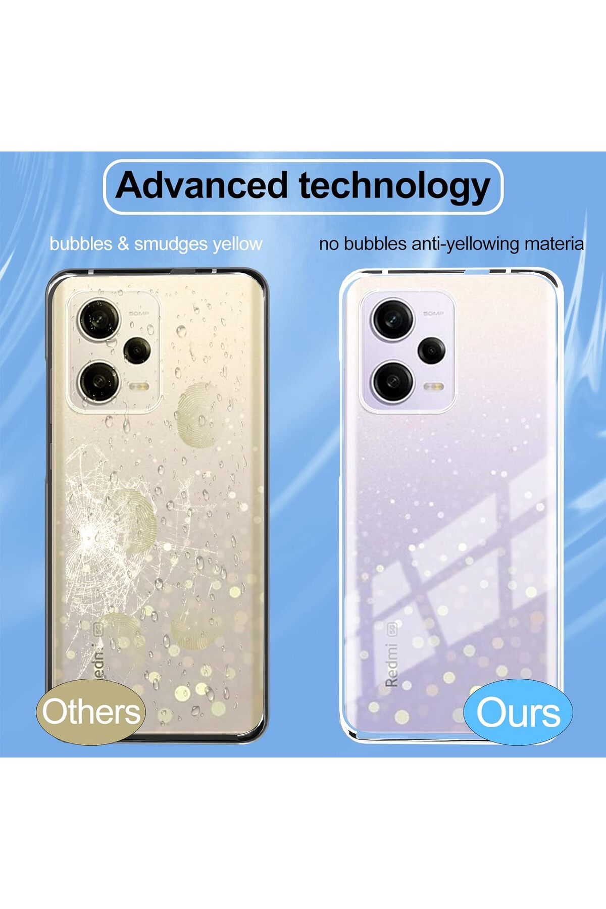 ALC MOBILE-360 Xiaomi Redmi Note 12 Pro Case - V2 Transparent front and back 3