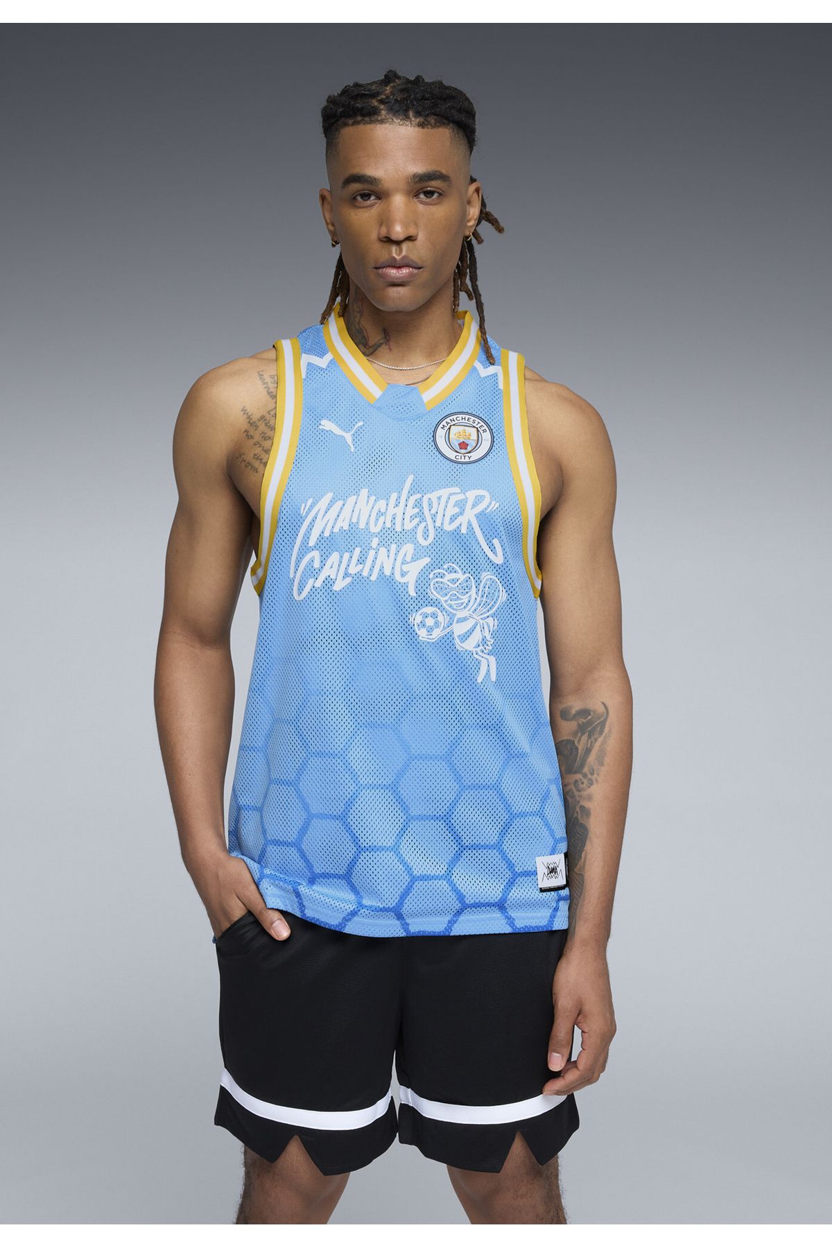 Puma-Tricou de baschet PUMA HOOPS x MANCHESTER CITY pentru bărbați 1