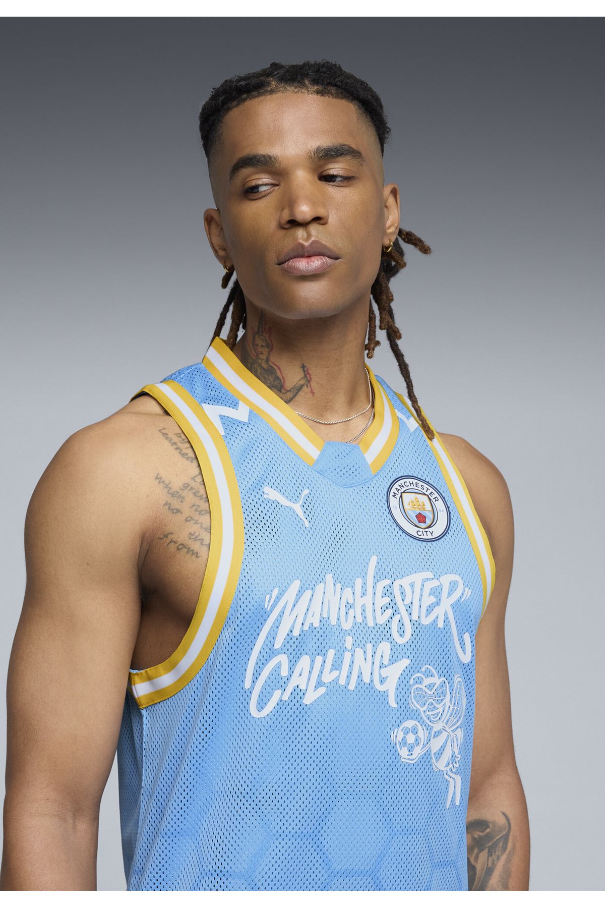 Puma-Tricou de baschet PUMA HOOPS x MANCHESTER CITY pentru bărbați 4
