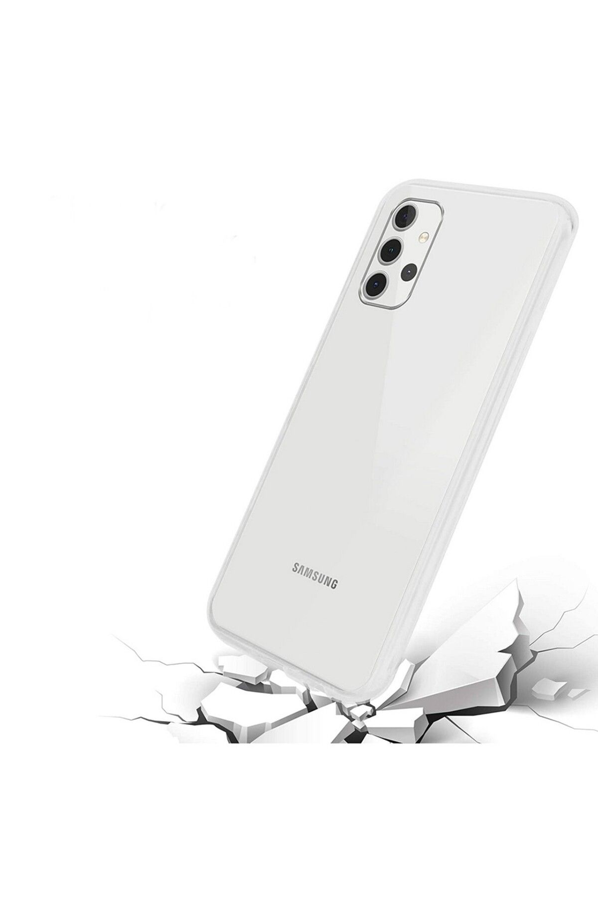 ALC MOBILE-360 case compatible with Samsung Galaxy A32 4G - V2 Transparent front+back 3