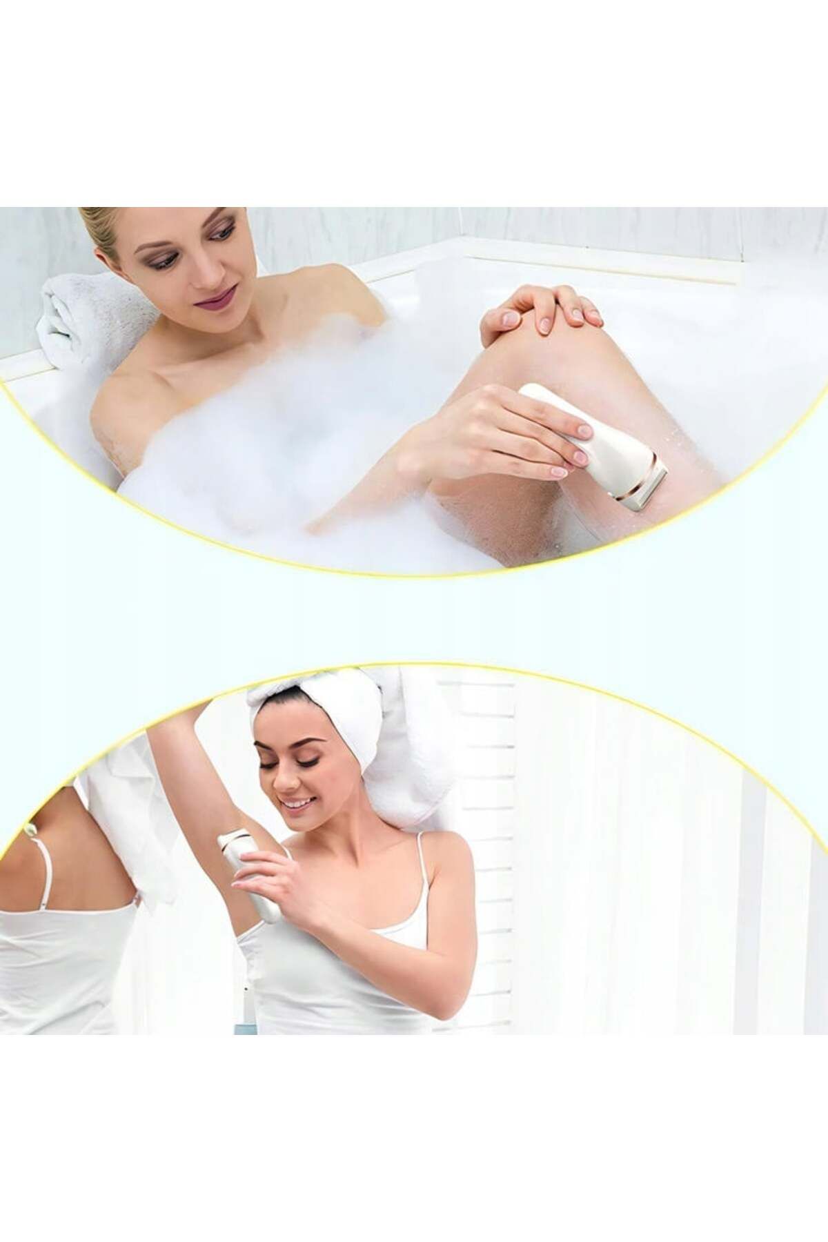 Renew Force-Force Wet and Dry Epilator, 3 Cutting Mechanisms in One Head, LCD Display, Lock Function 6