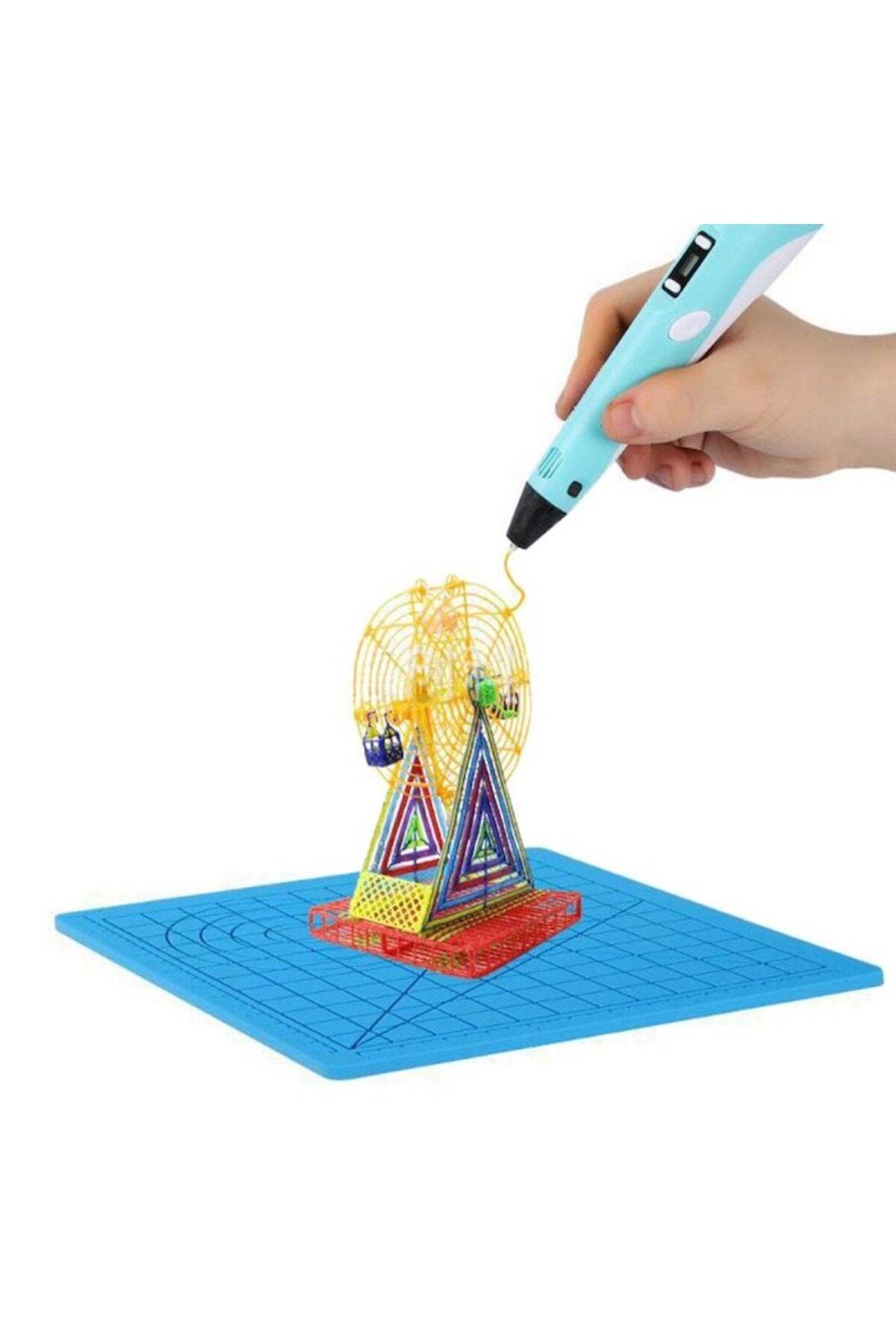 eOptima-3D Smart Printing Pen eOptima® V1, Digital Display, High Temperature, 3 x PLA 1.75mm Filament Inclu 3