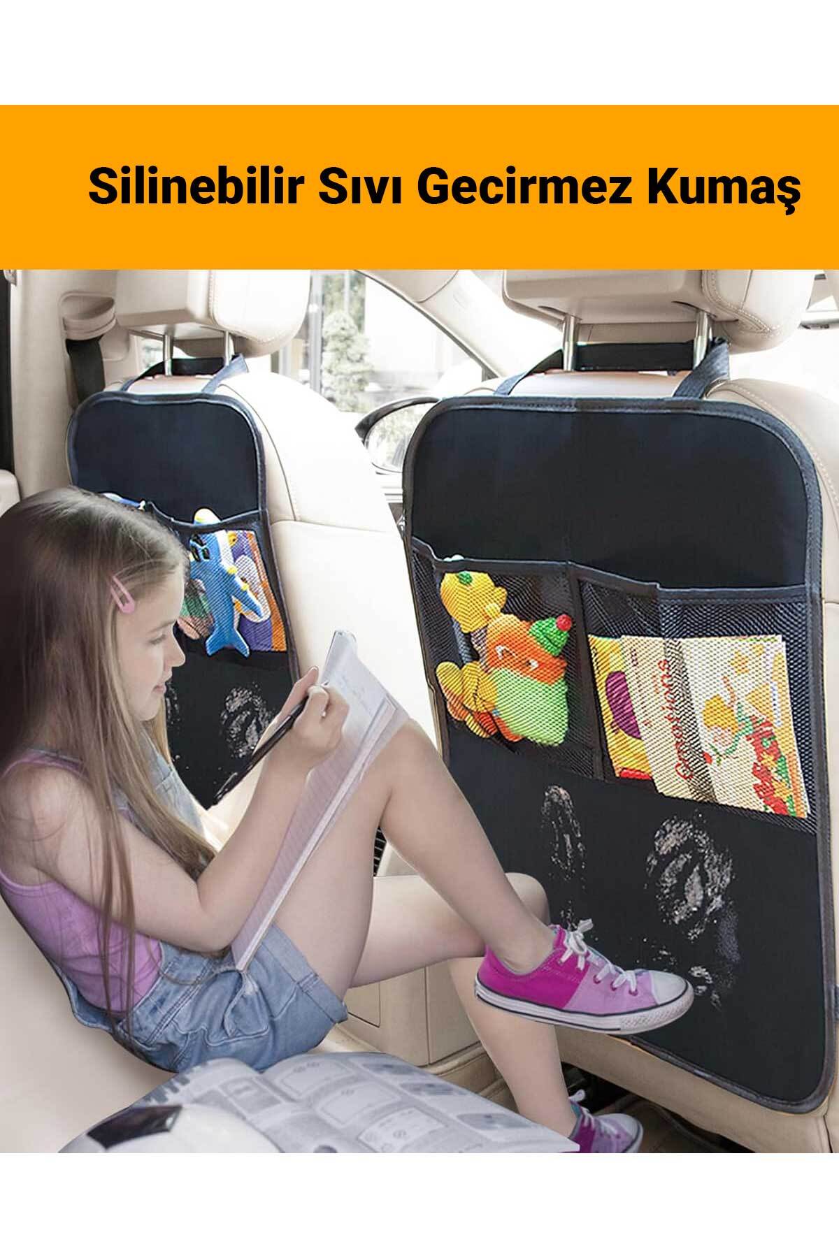 RevuBaby 2 Li Oto Koltuk Arkası Koruyucu Organizer Sıvı Geirmez Araba Koltuk Koruma fotoğrafı 3 (önizleme)