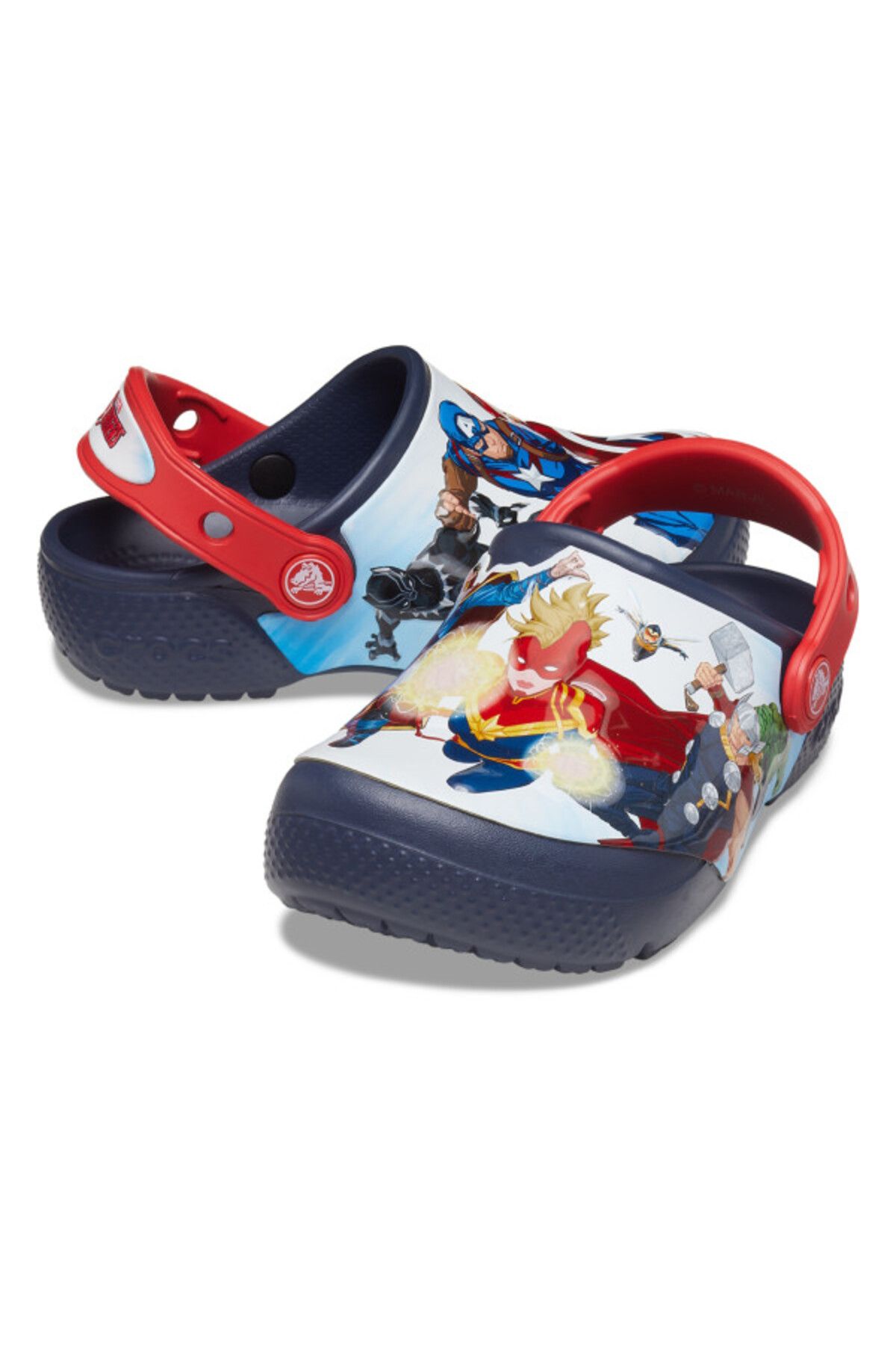 Crocs-Saboți Crocs Fun Lab Avengers Patch Clog T 19-20 EU - C4 US Albastru - Navy 5