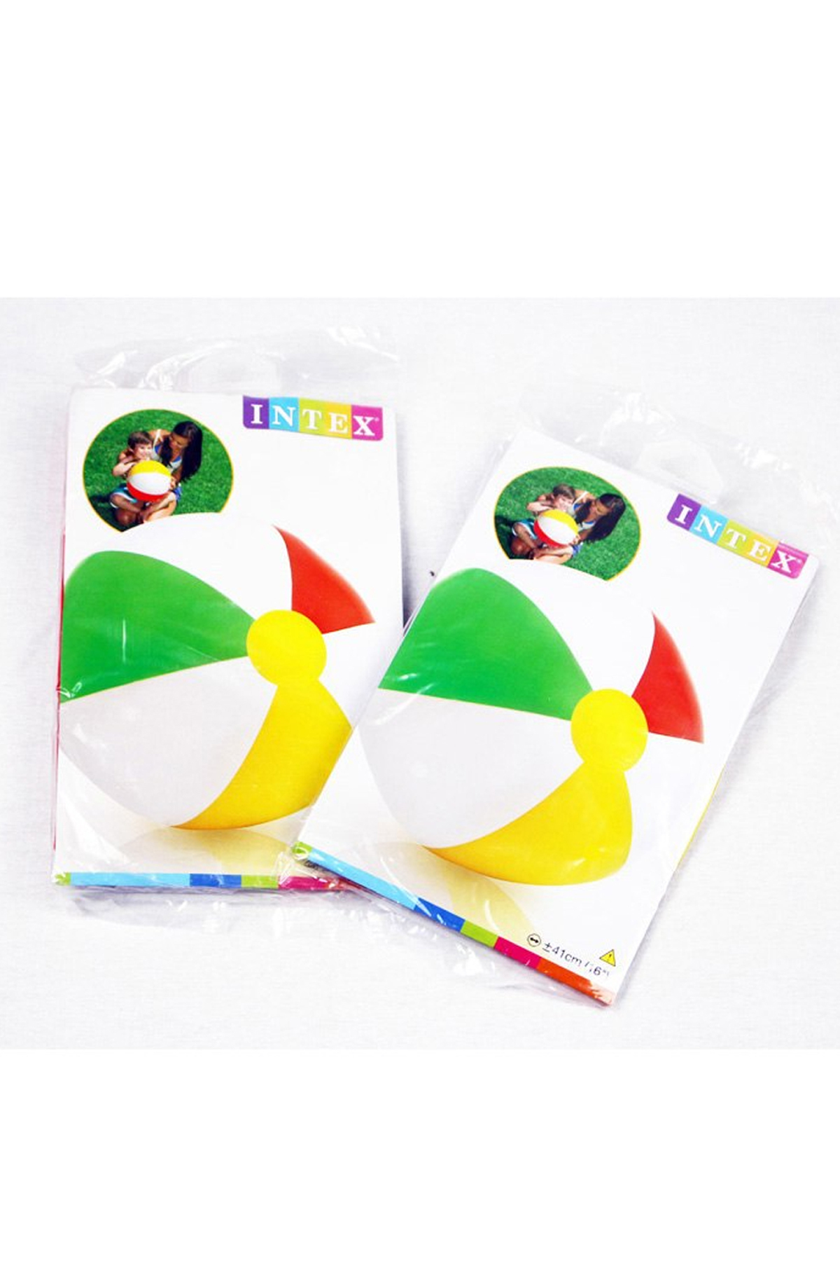 direkstoktan Şişme Deniz Havuz Oyun Topu 41 cm / 2 ADET / Glossy Panel Ball Multicolor fotoğrafı 3 (önizleme)