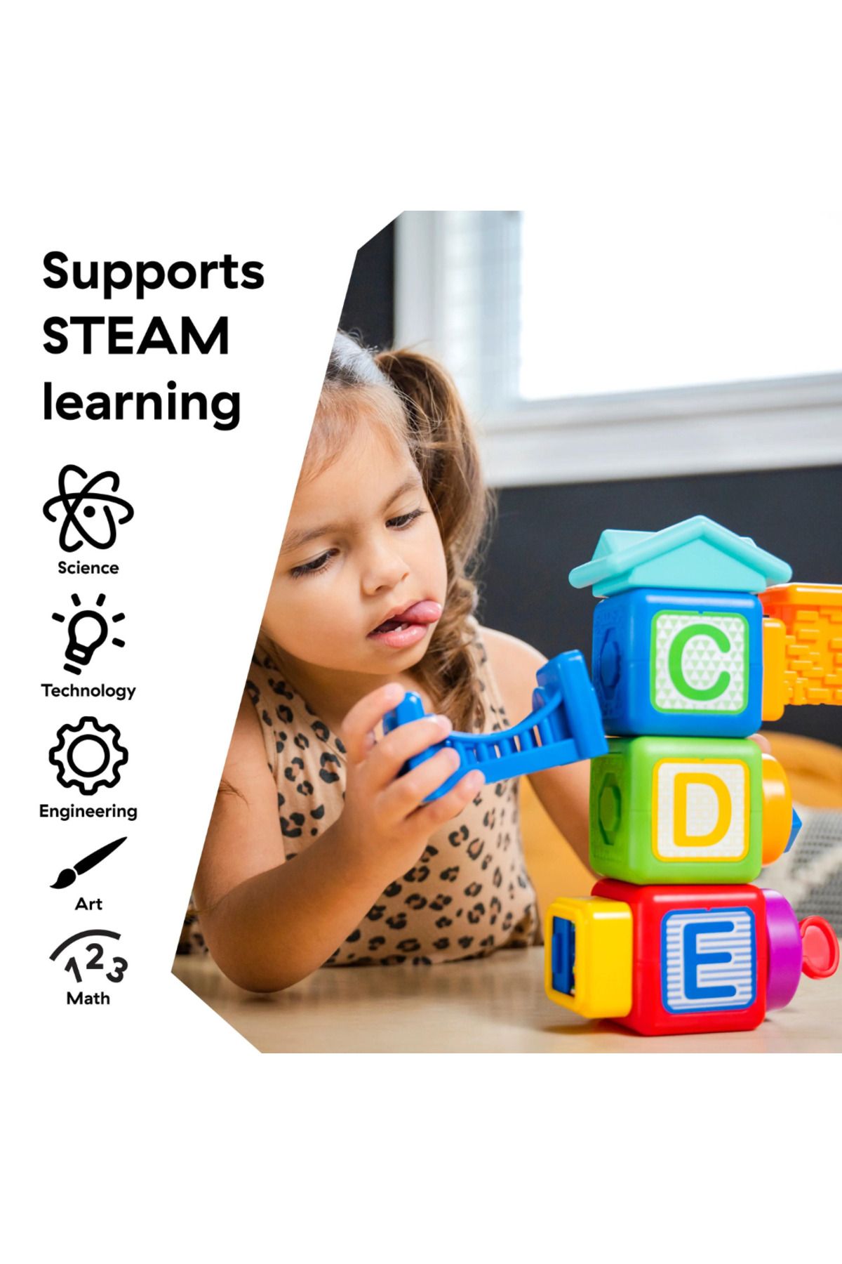 Baby Einstein-- Magnetic Activity Blocks, "Bridge & Learn" 15 Pieces 5