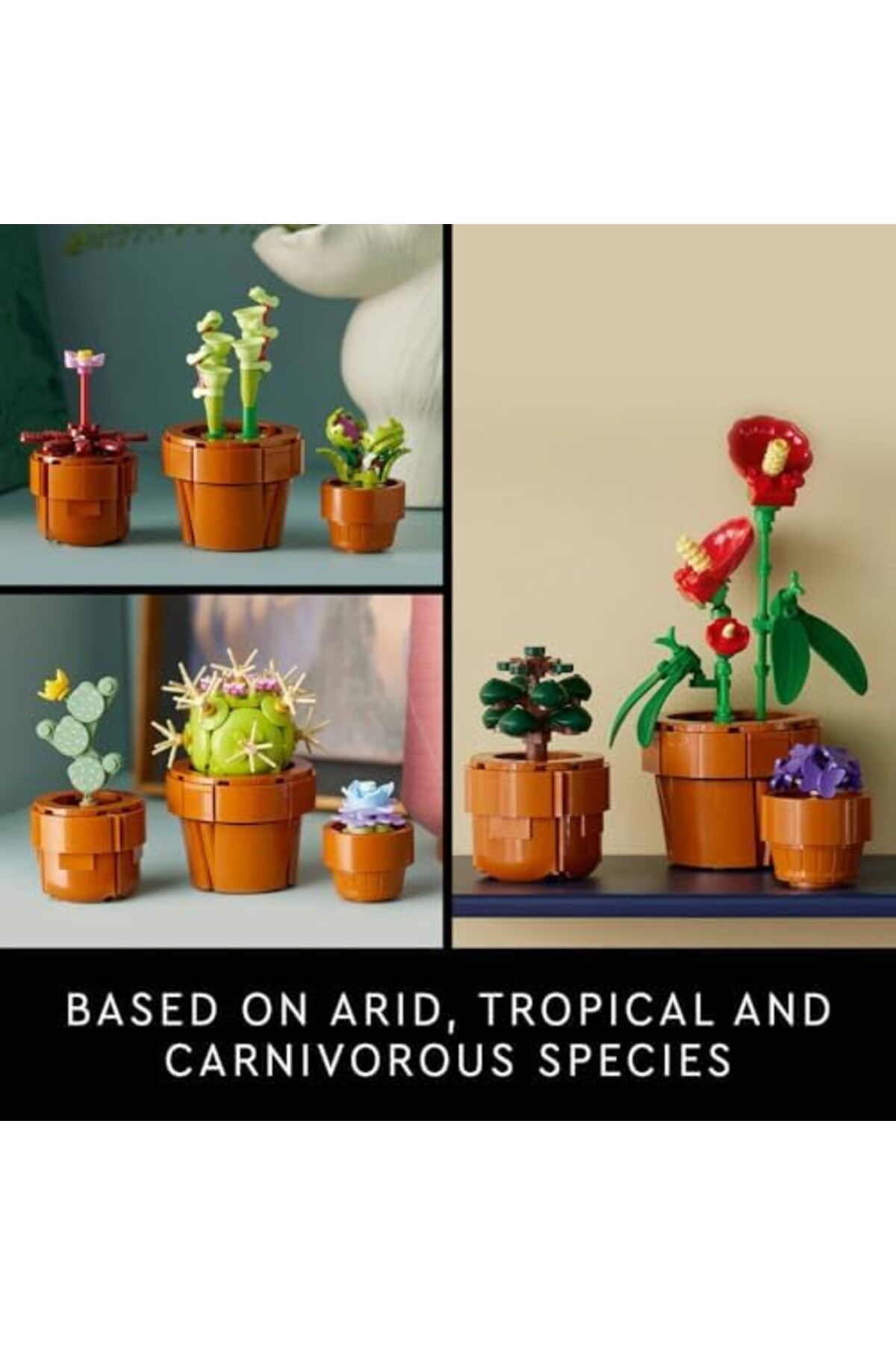 LEGO-Botanicals Tiny Plants Set - Gifts for Mother's Day with 9 Potted Artificial Plants for Indoors 5