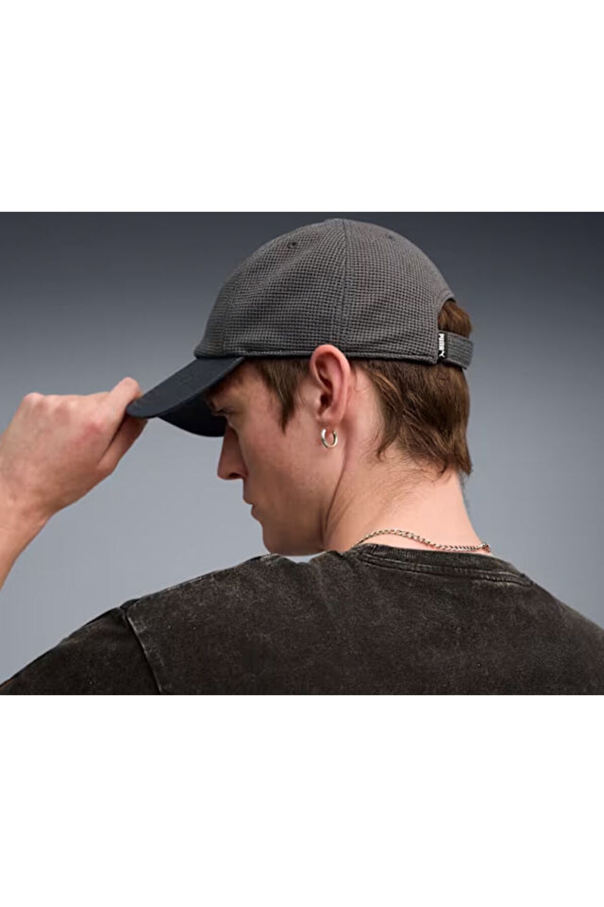 Puma-Ess Elevated Bb Cap Hat 02641203 Gray 4
