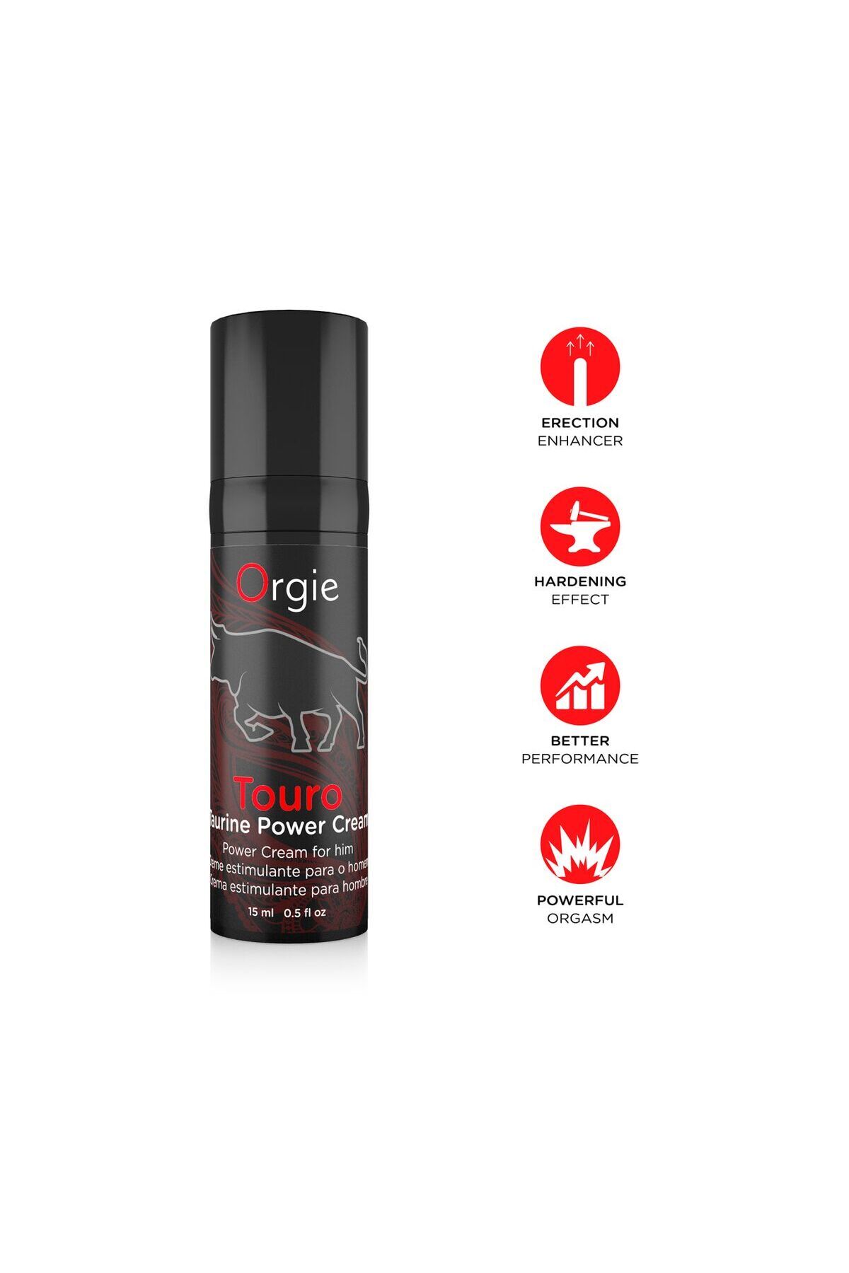 Orgie-Erection Cream, Touro, 15 ml 3