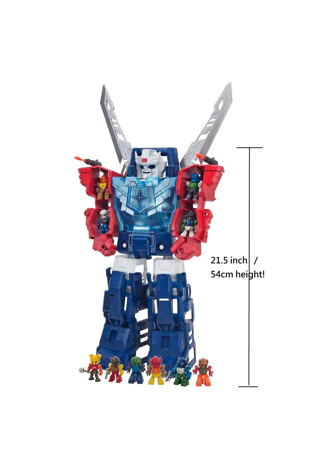 Chap Mei-Exobot Mega Morph Transport Robot with Sound and Light 54 cm 5