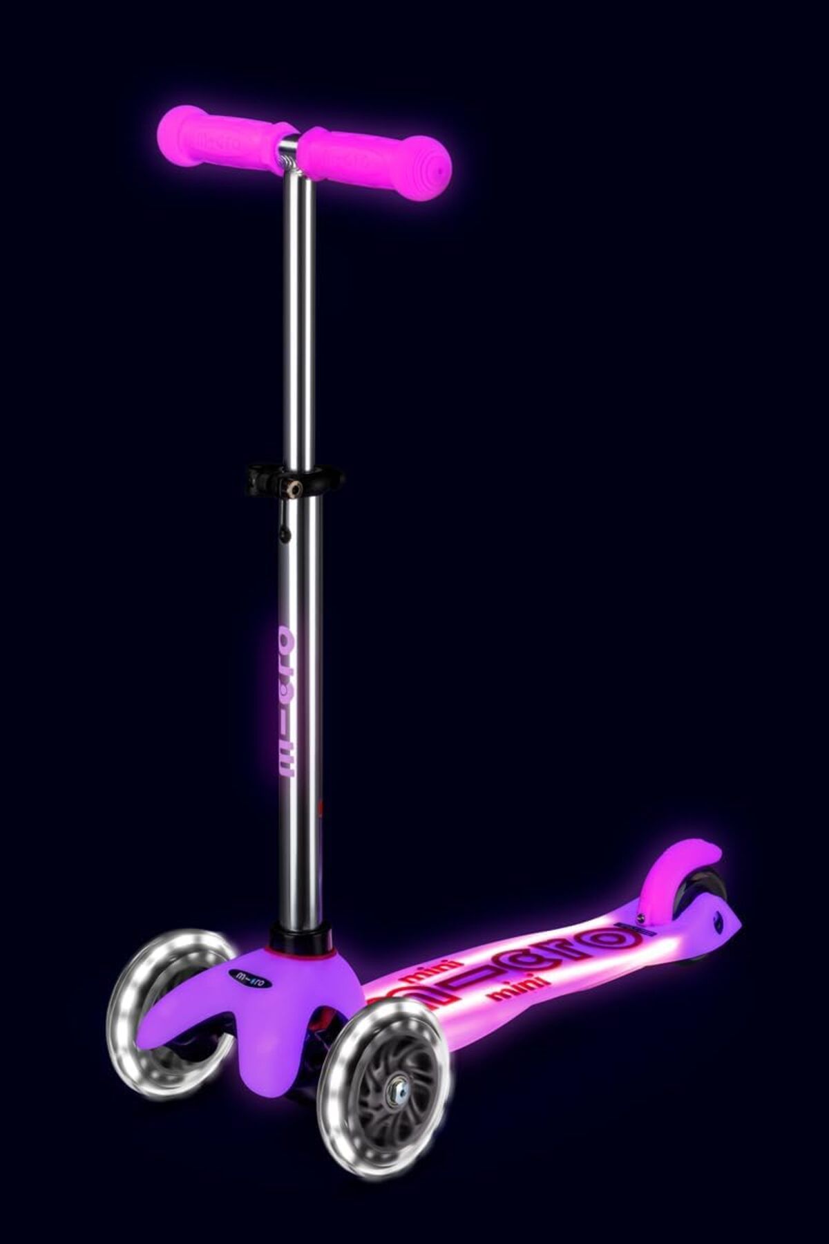 Micro-Micro Kickboard | Mini Deluxe Glow Plus LED Scooter | Adjustable Handlebar | Lean-to-Steer | Lightwe 5