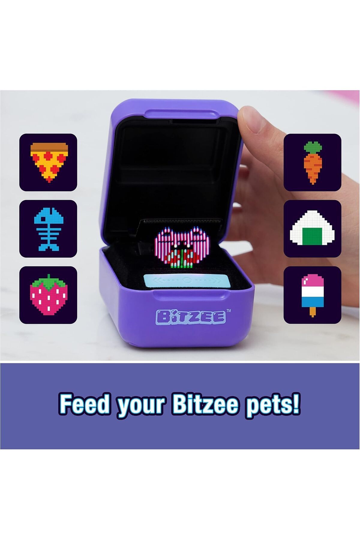 Generic-Bitzee, Interactive Toy Digital Pet with 15 Animals Inside, Virtual Electronic Pets React to Touch 5