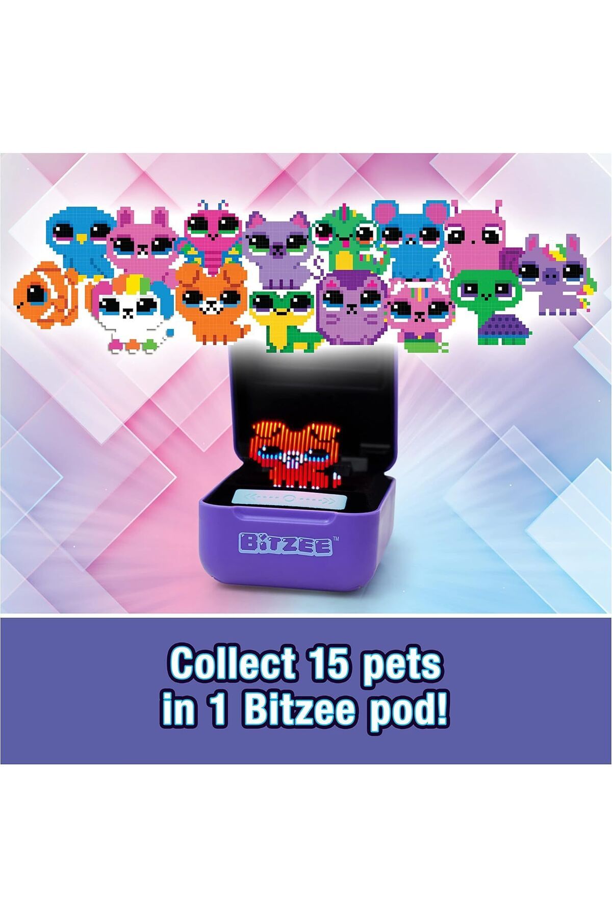 Generic-Bitzee, Interactive Toy Digital Pet with 15 Animals Inside, Virtual Electronic Pets React to Touch 3