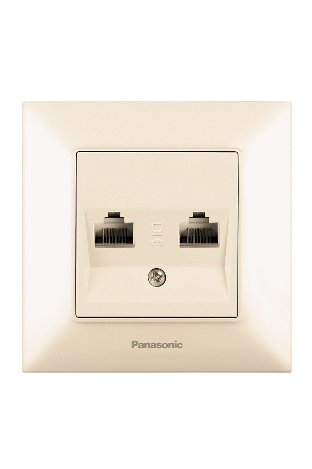 PANASONIC-PRIZA DATE DUBLA RJ45 CAT5e ARKEDIA SLIM BEJ 2