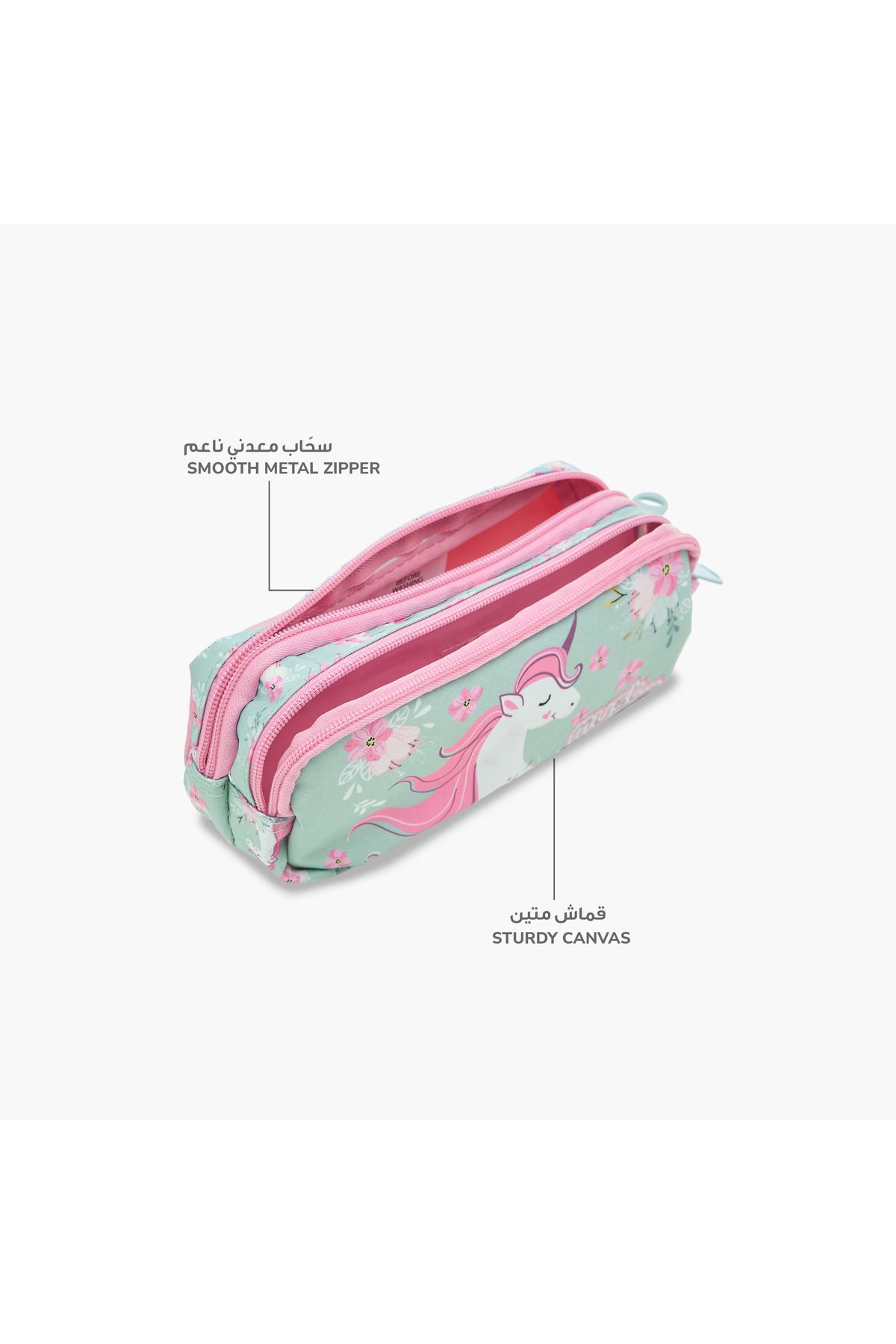 MUST-Unicorn Print Pencil Pouch with Zip Closure 6
