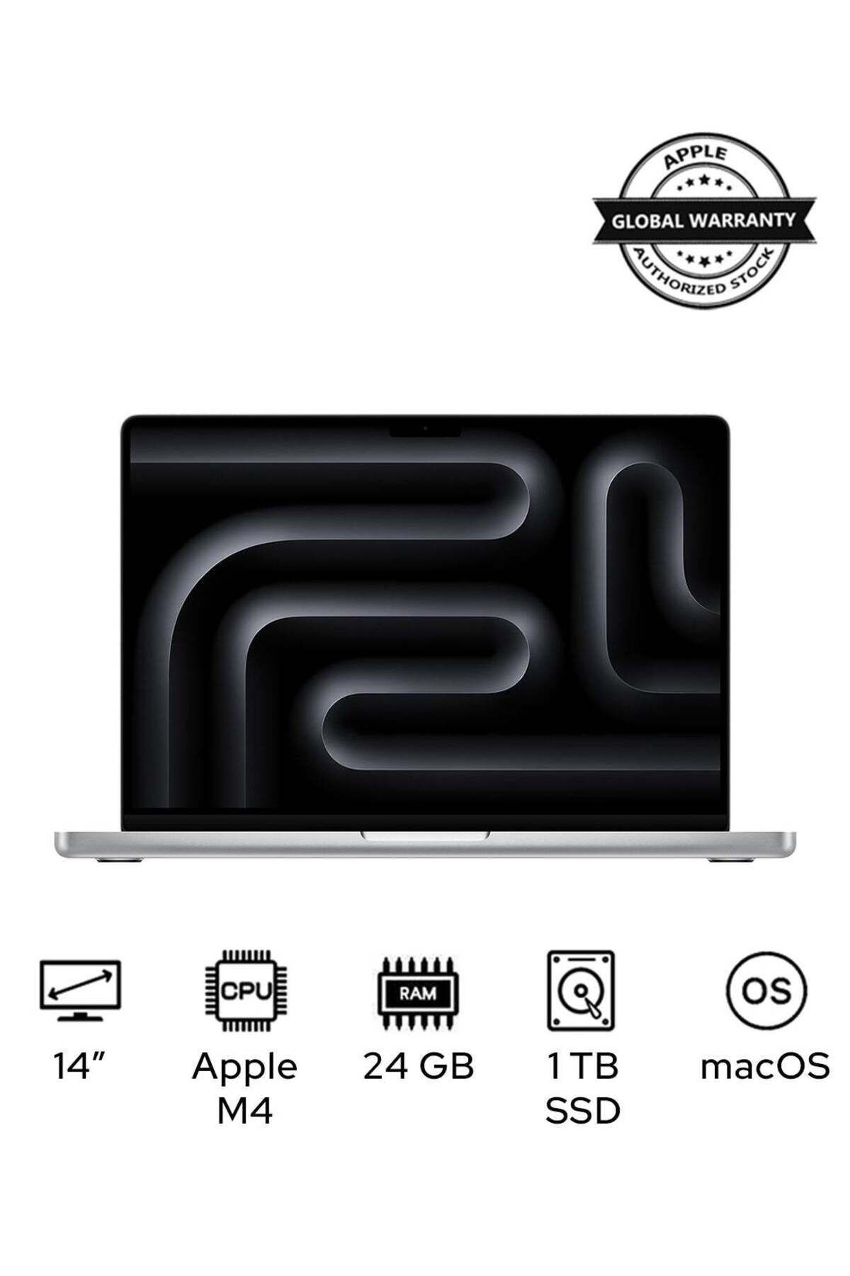 Apple-Macbook Pro 14-inch M4 Pro With 14core Cpu 24gb Ram 1tb Ssd 20core Gpu Macos Sequoia English 1
