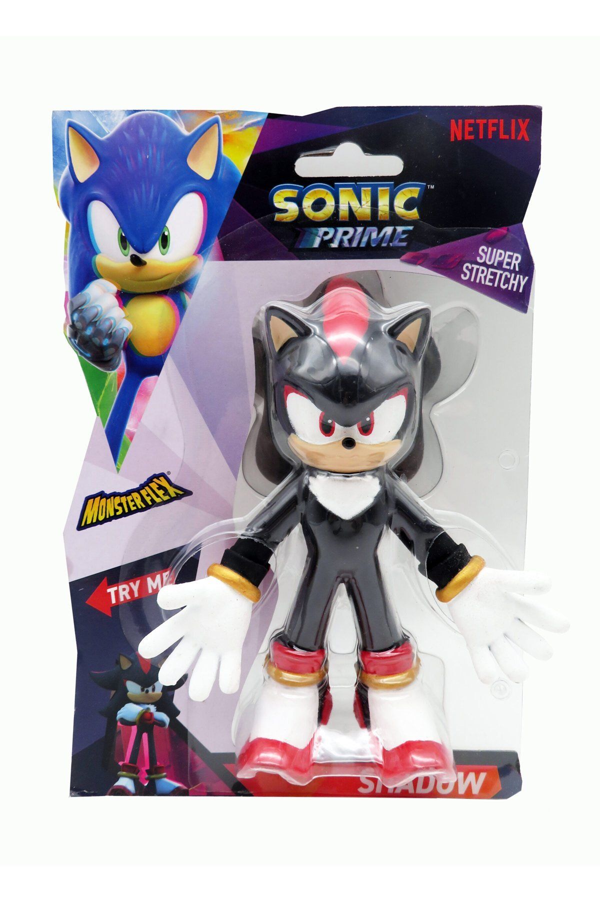 PopŞeker-Super Flexible 14cm. Sonic Prime Figure Is Waiting for You! Ger and Bend 4
