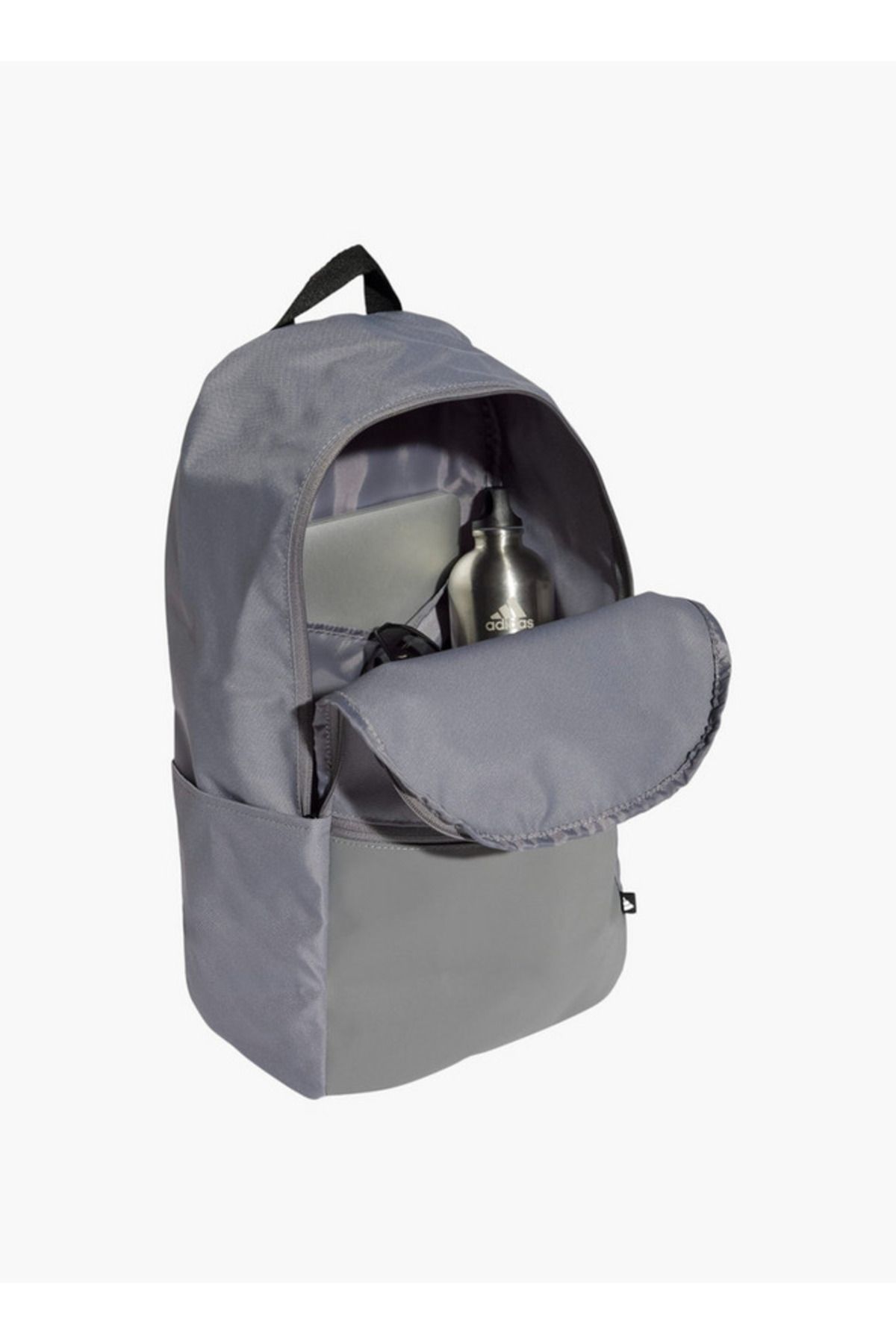 adidas-Logo Print School Backpack with Adjustable Straps and Zip Closure 3