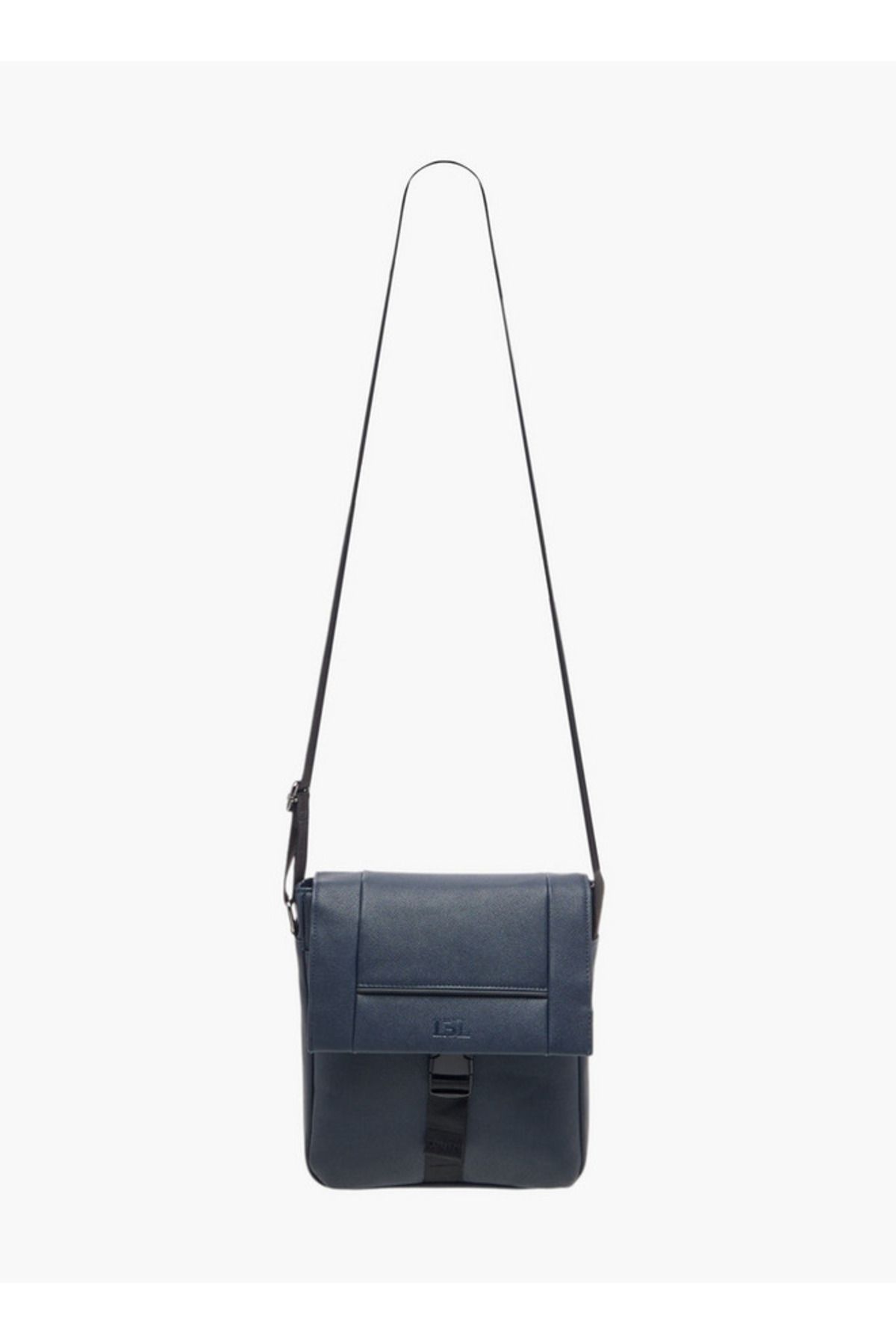 LBL by Shoexpress-Textured Crossbody Bag with Adjustable Strap 2