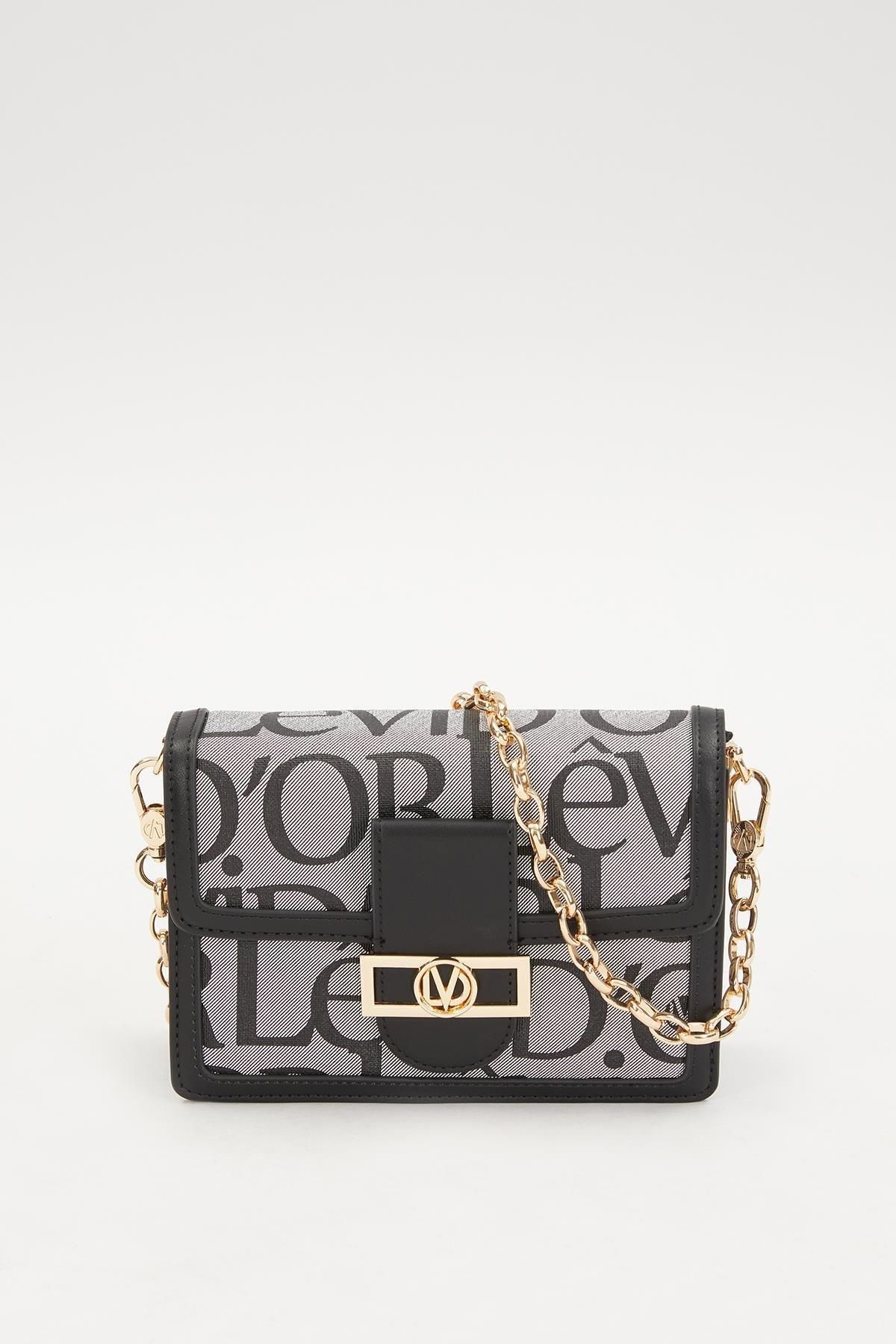 WALKWAY-Black Women's Shoulder Bag Levidor 930279 Bag 3