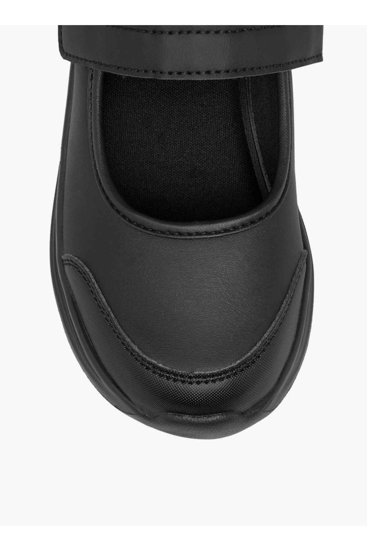 Dash-Girls Solid School Shoes with Hook and Loop Closure 4