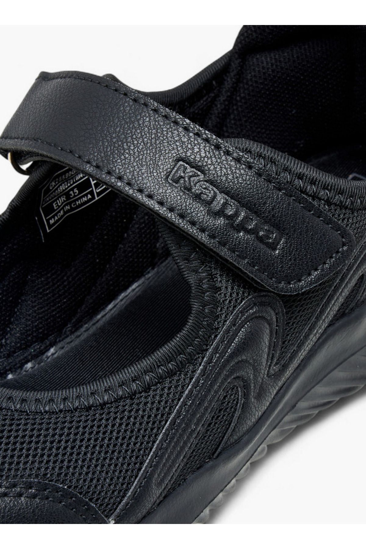 Kappa-Girls' Textured School Shoes with Hook and Loop Closure 4