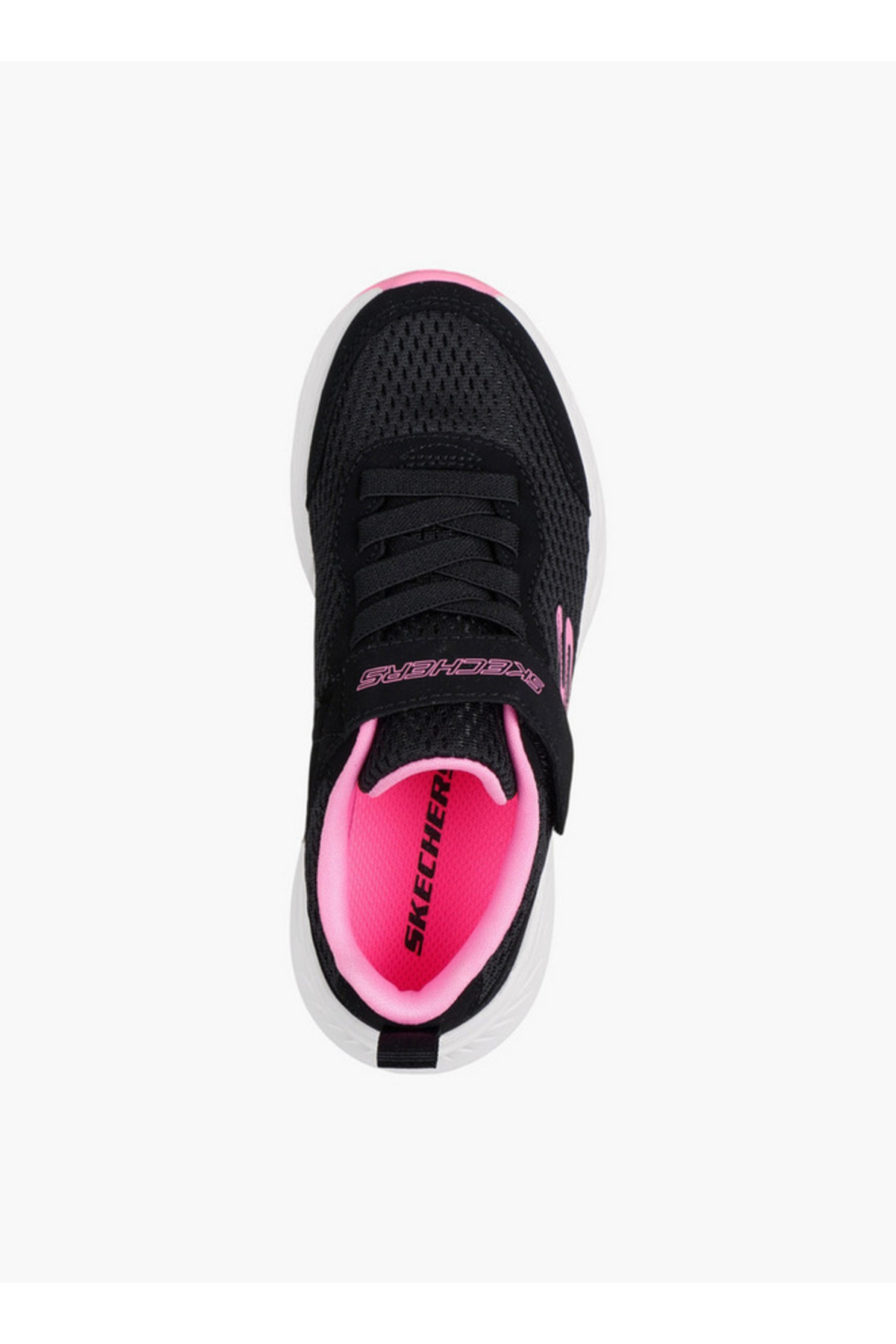 SKECHERS-Girls' EDGERIDE Sports Shoes with Hook and Loop Closure - 303981L-BKPK 2