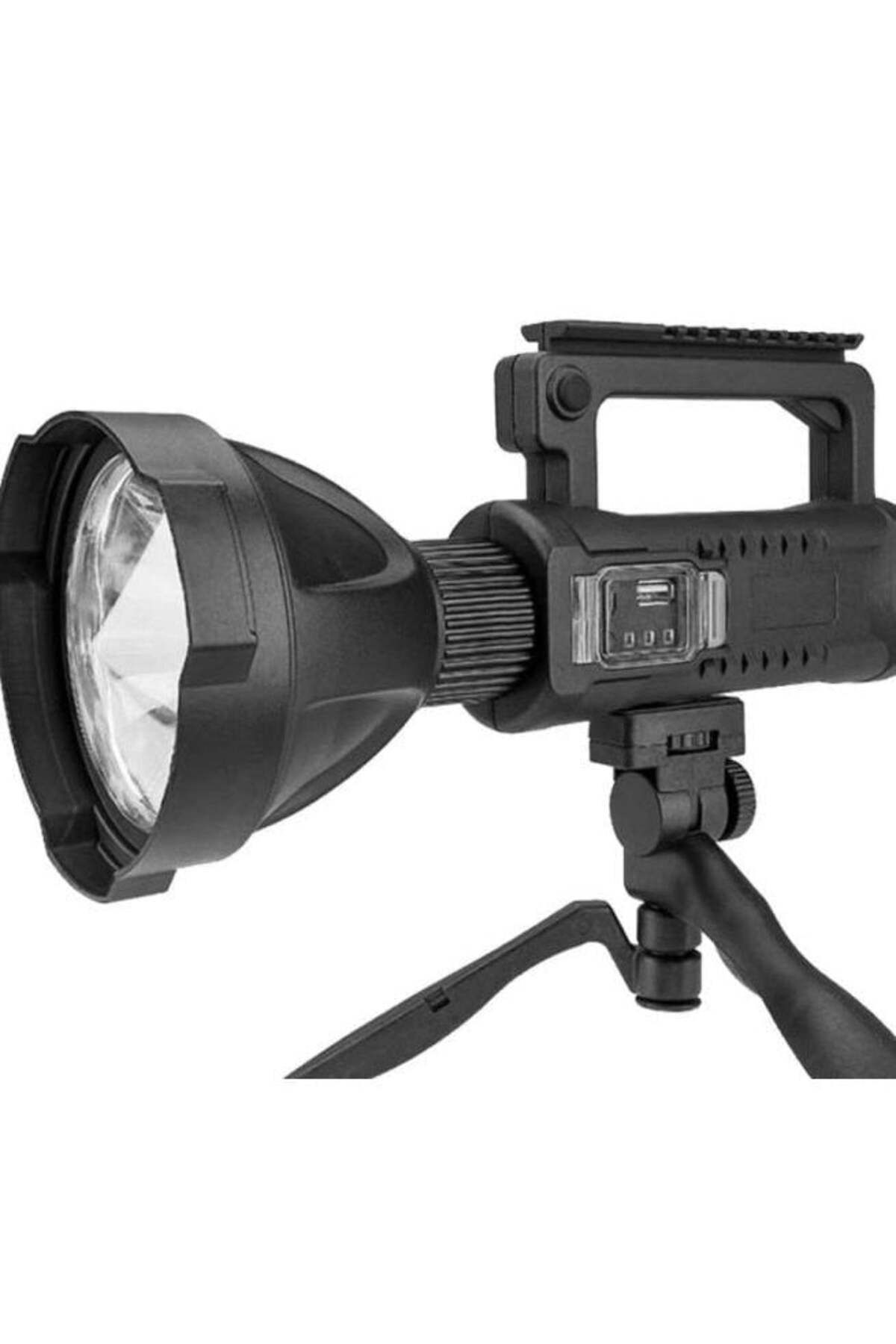 Welora-Multifunction Flashlight with tripod, 25W W, USB Rechargeable, 4 Lighting Modes - 24 x 10 cm 9