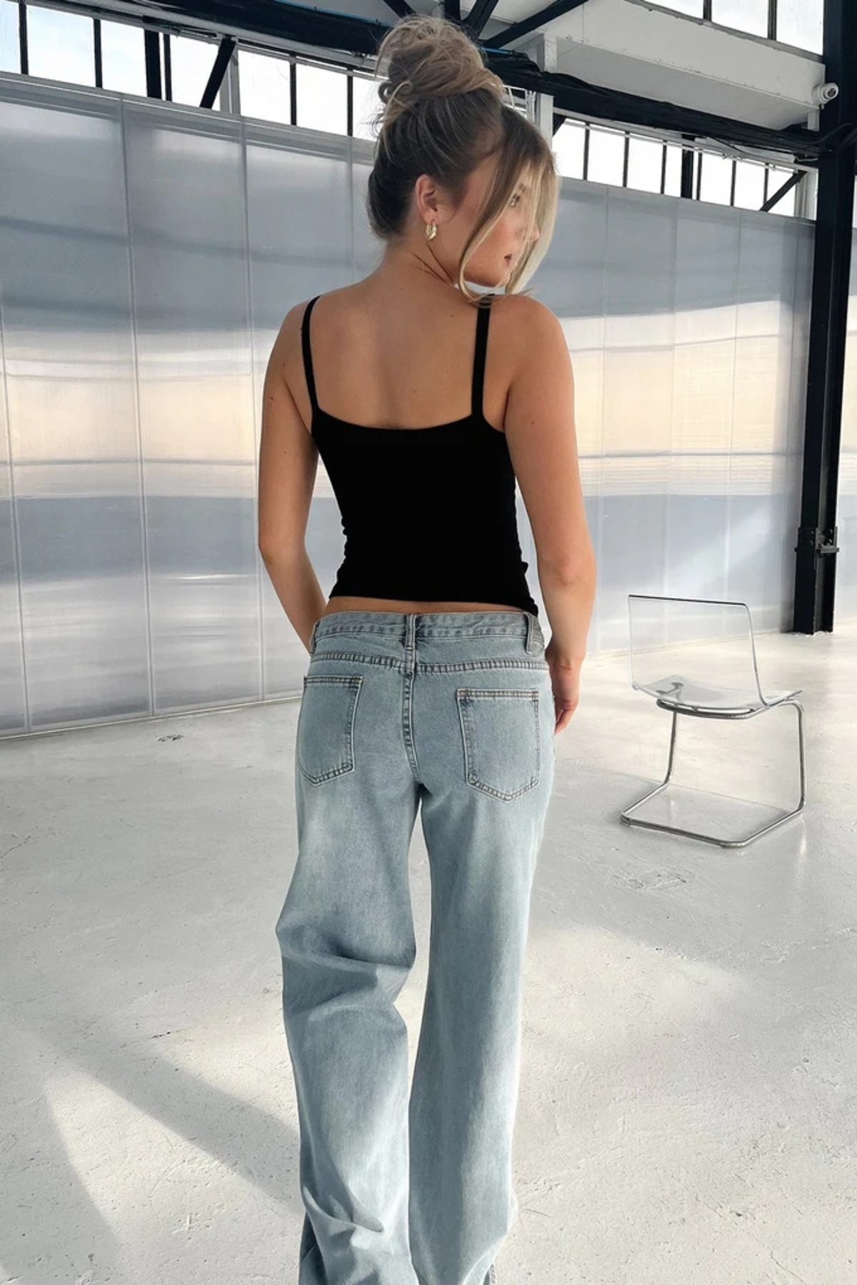 World Fashion Trends  Askılı Toparlayıcı Kaşkorse Esnek Crop Top Bluz - Görsel 3